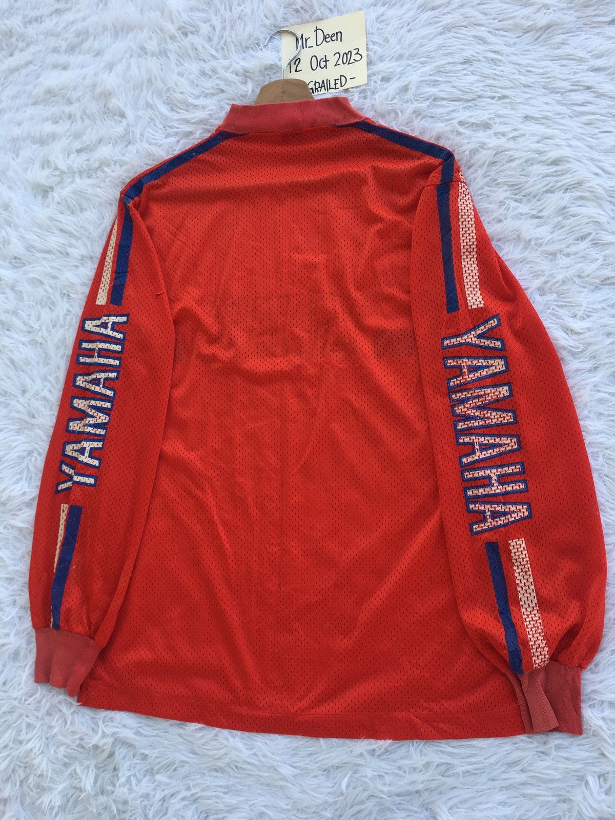 Vintage Rare Vintage Yamaha Bridgestone Longsleeve Jersey Size US L / EU 52-54 / 3 - 14 Thumbnail
