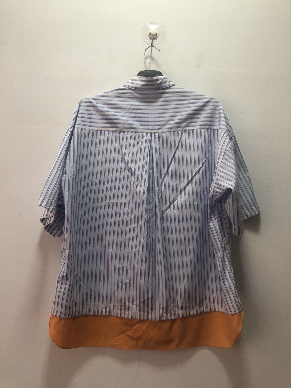 Beams Plus BEAMS Shirt Striped Double Pocket Tape Patch Rayon Size US L / EU 52-54 / 3 - 6 Thumbnail