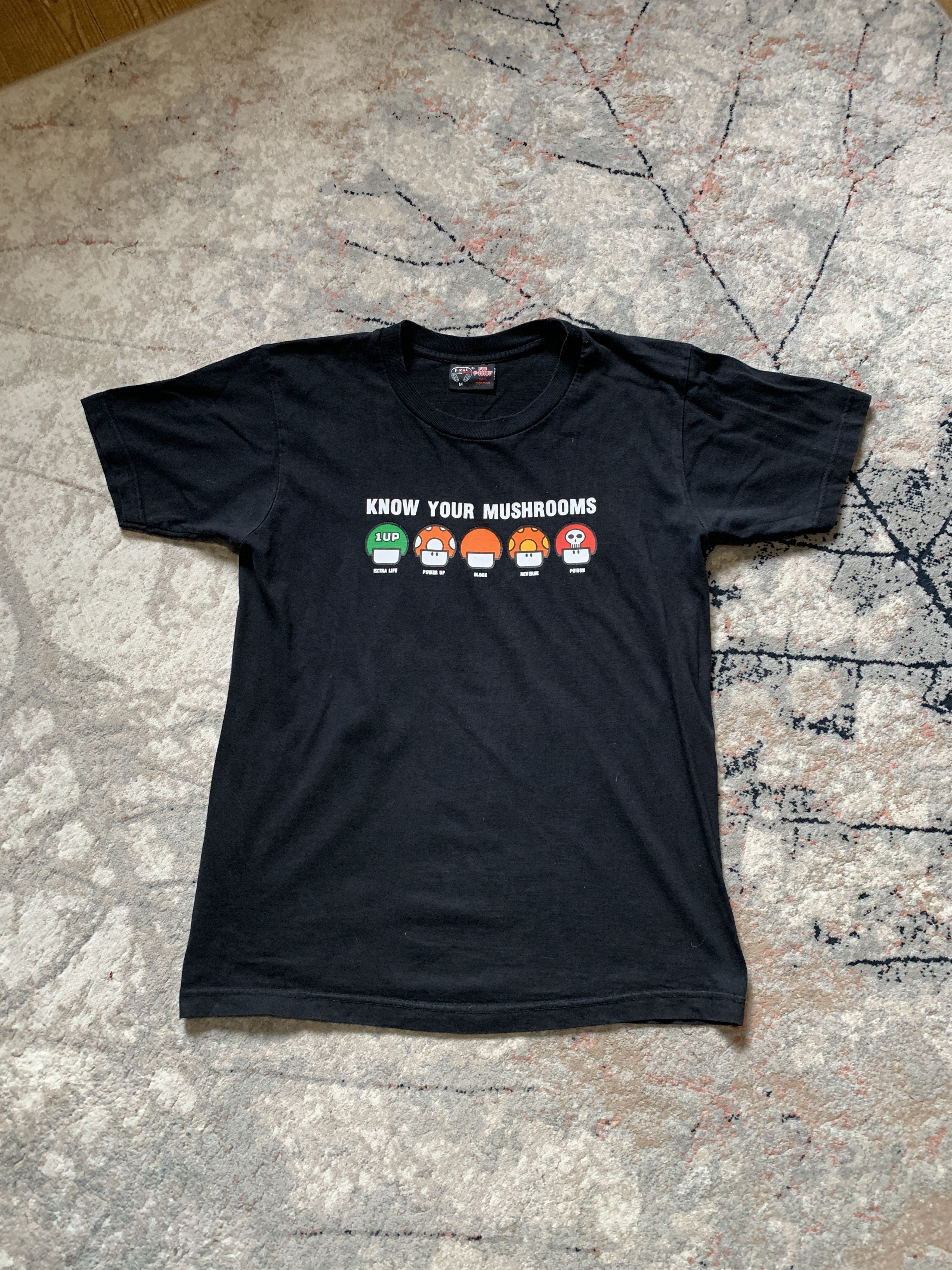 Vintage Nintendo Know Your Mushrooms Vintage Tee Size US M / EU 48-50 / 2 - 2 Thumbnail