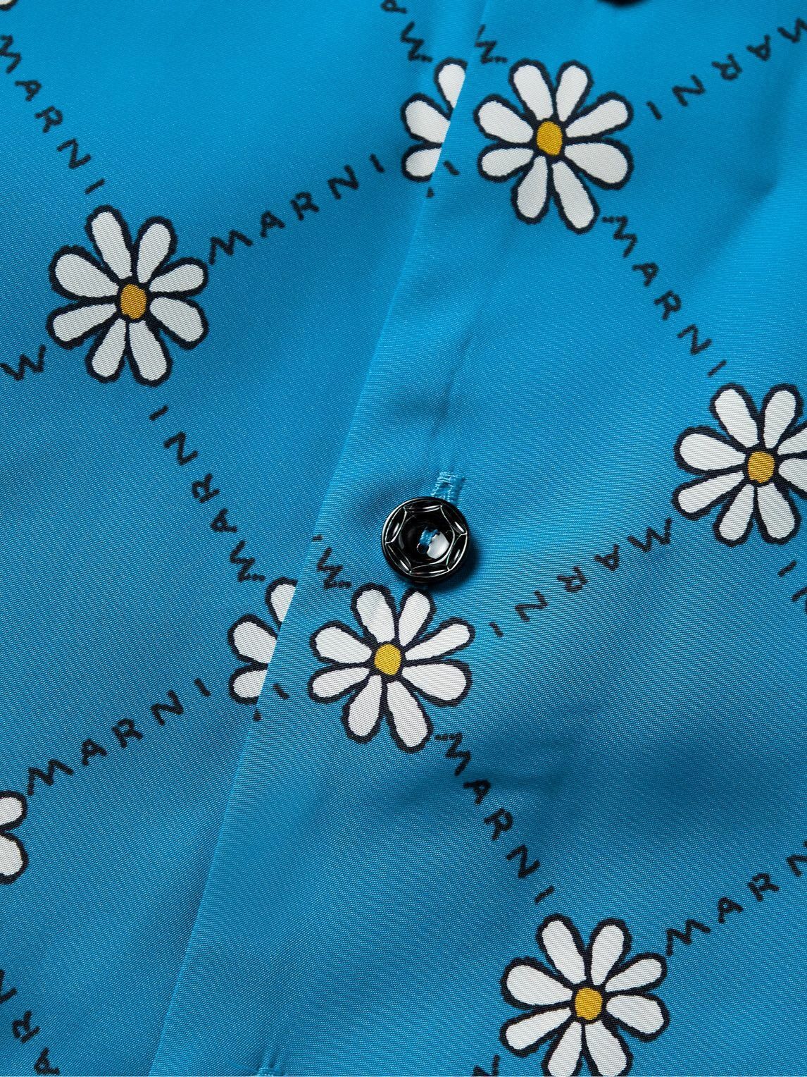 Marni o1y0225 Logo Patterned Shirt in Multicolor Size US M / EU 48-50 / 2 - 2 Thumbnail