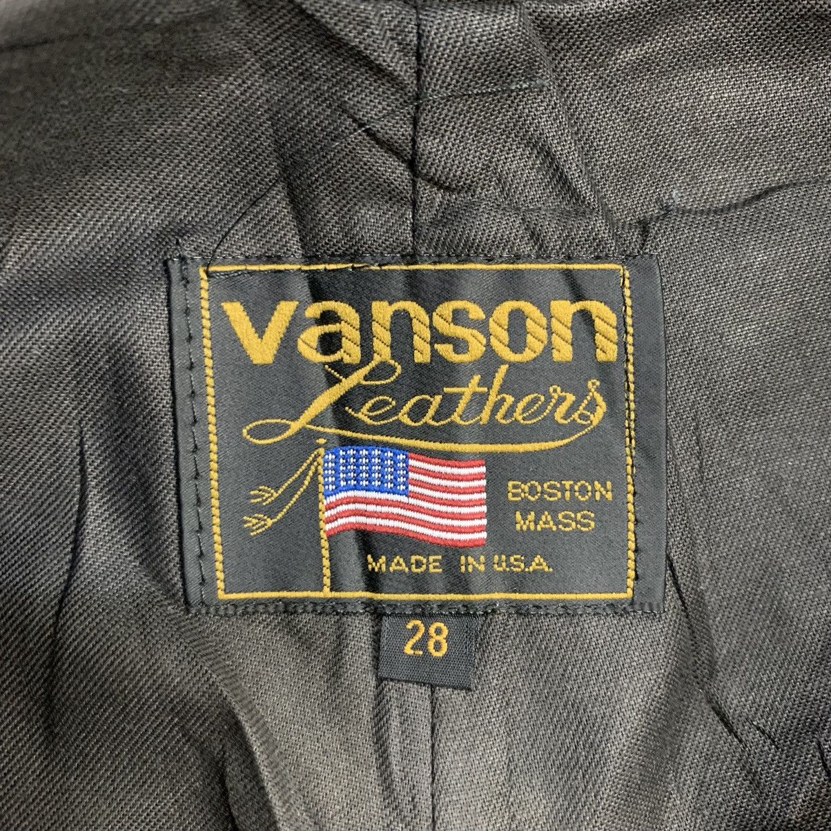Kadoya 2000s Vanson - Indigo Leather Pants Size US 28 / EU 44 - 7 Thumbnail