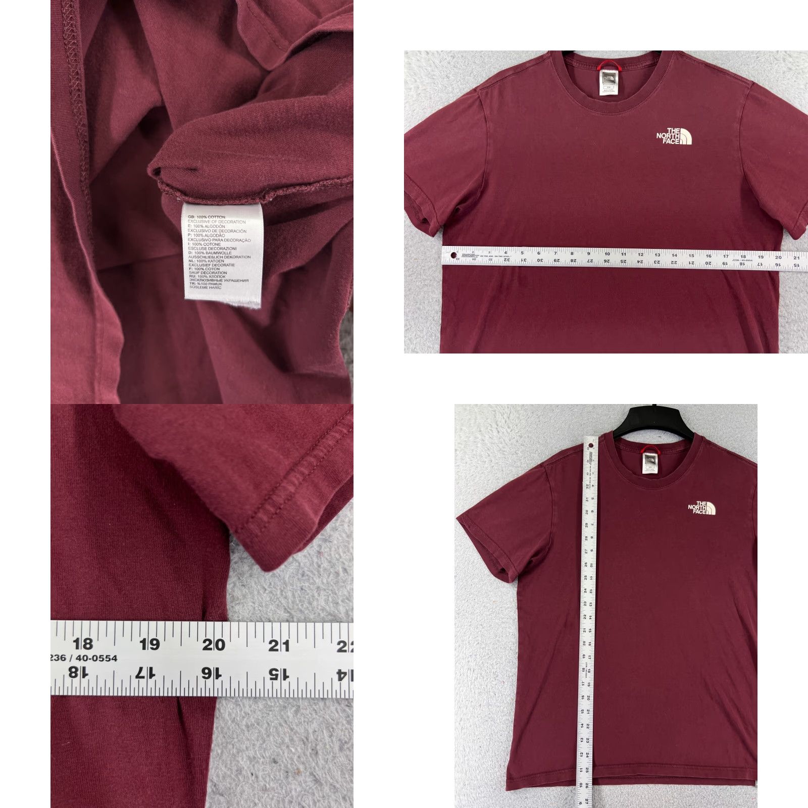 The North Face The North Face Shirt Men Medium Red Cotton Short Sleeve Crew Neck Outdoor Logo Size US M / EU 48-50 / 2 - 8 Thumbnail