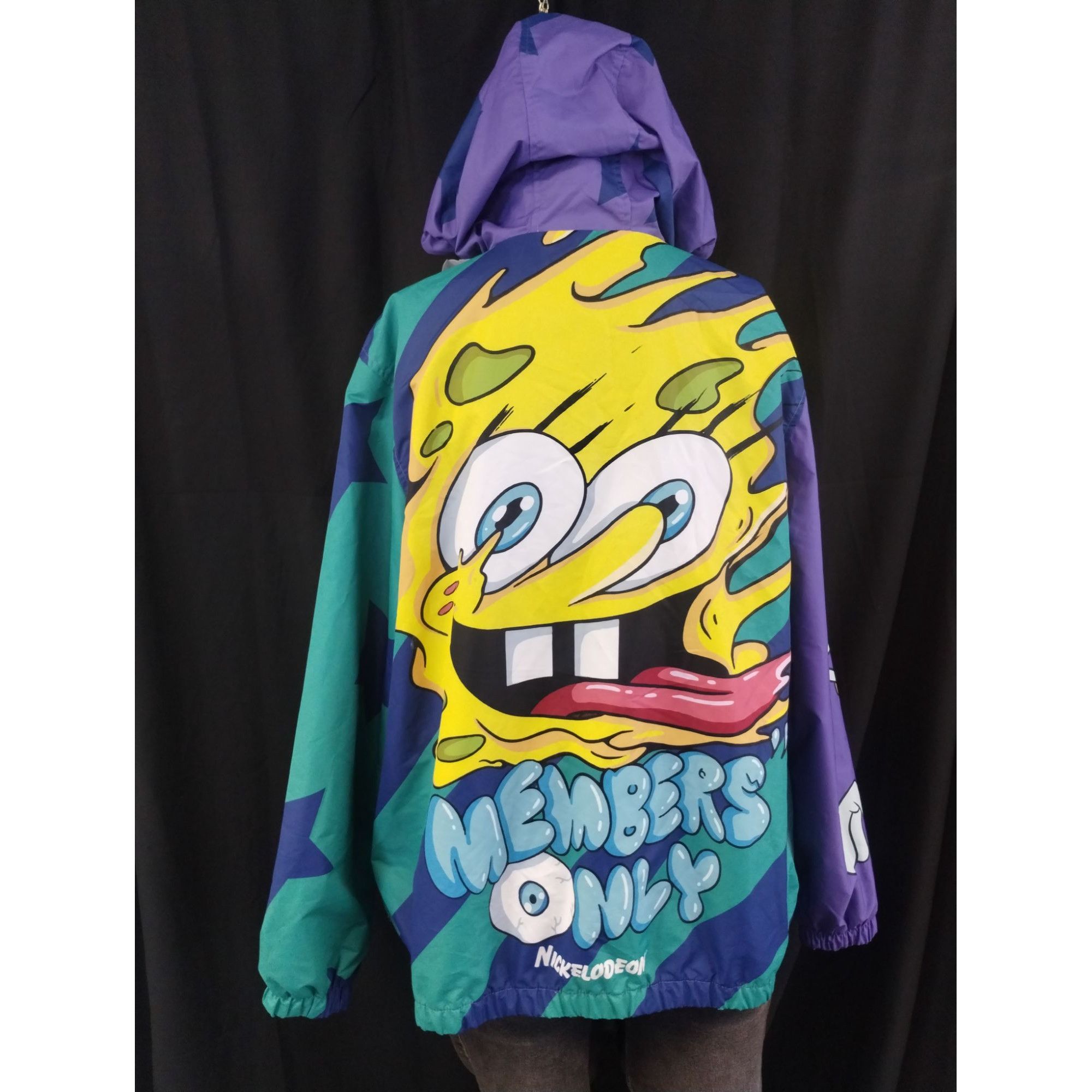 Members Only MemberOnlyxNickelodeon M's Multicolor Jacket/Windbreaker SzX Size US XL / EU 56 / 4 - 2 Thumbnail