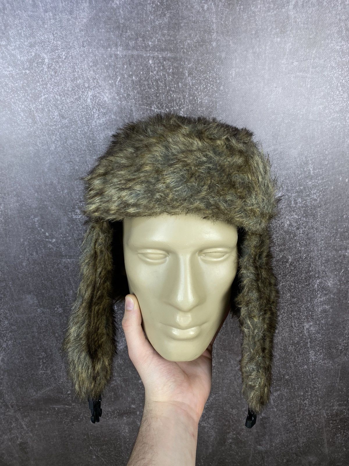 Vintage Vintage Fur Ushanka Beanie Mohair Trapper Hat VTg Size ONE SIZE - 1 Thumbnail
