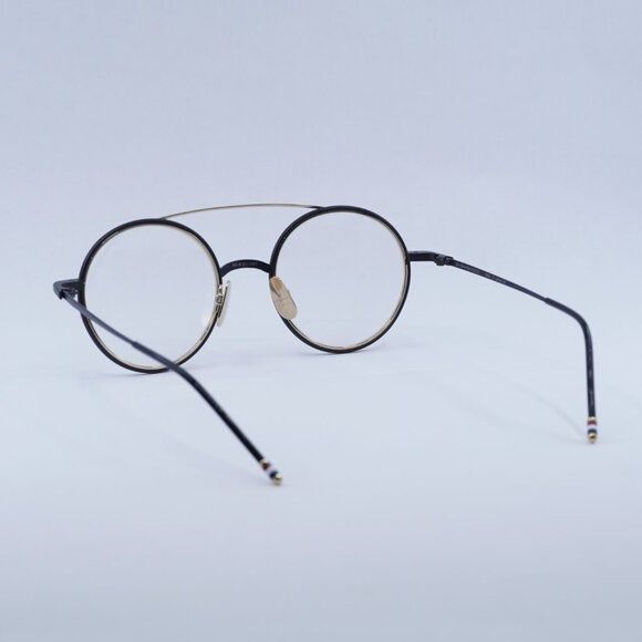 Thom Browne Thom Browne TB108 ABLKGLD50 Eyeglasses Size ONE SIZE - 3 Thumbnail