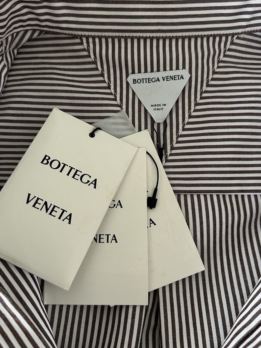 Bottega Veneta Bottega veneta men’s striped shirt compact Size US S / EU 44-46 / 1 - 6 Thumbnail