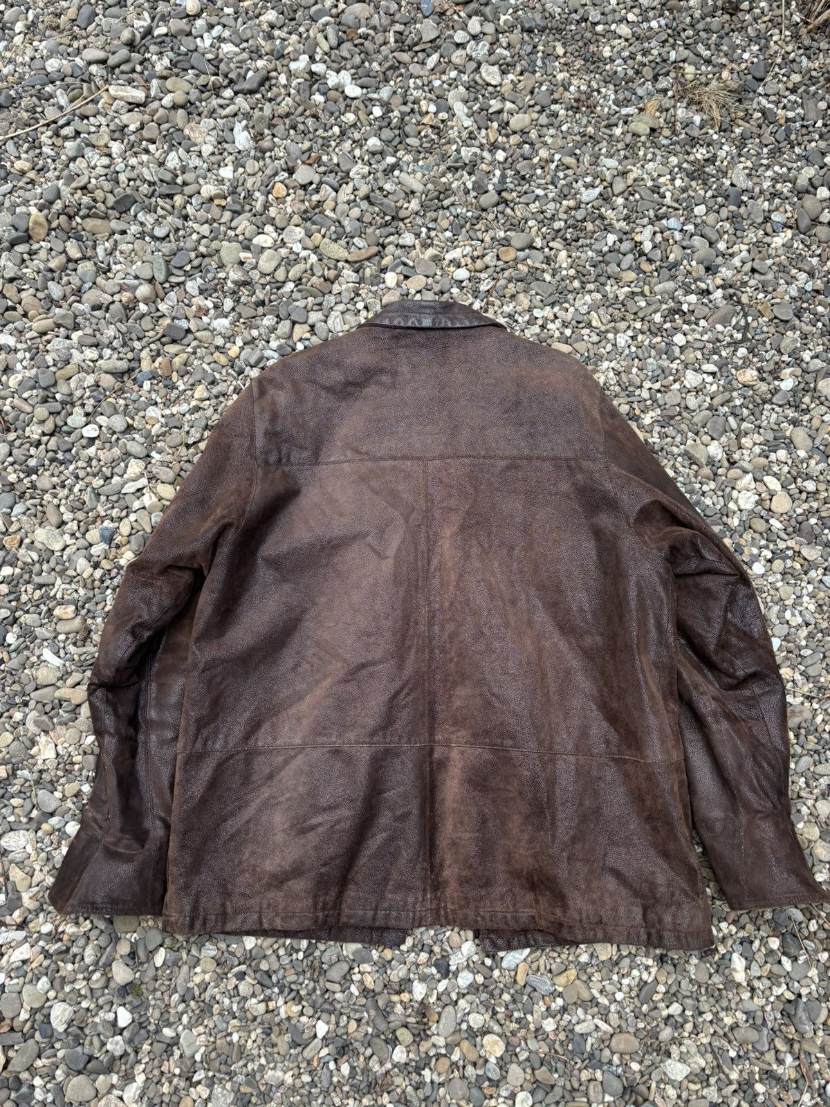 Vintage Vintage Fritz's Leather Grain Brown Jacket Size US L / EU 52-54 / 3 - 9 Thumbnail