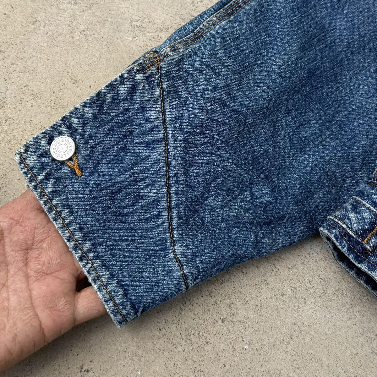 Polo Ralph Lauren Vintage Polo Ralph Lauren Denim Work Jacket Plaid Lining Size US L / EU 52-54 / 3 - 13 Thumbnail