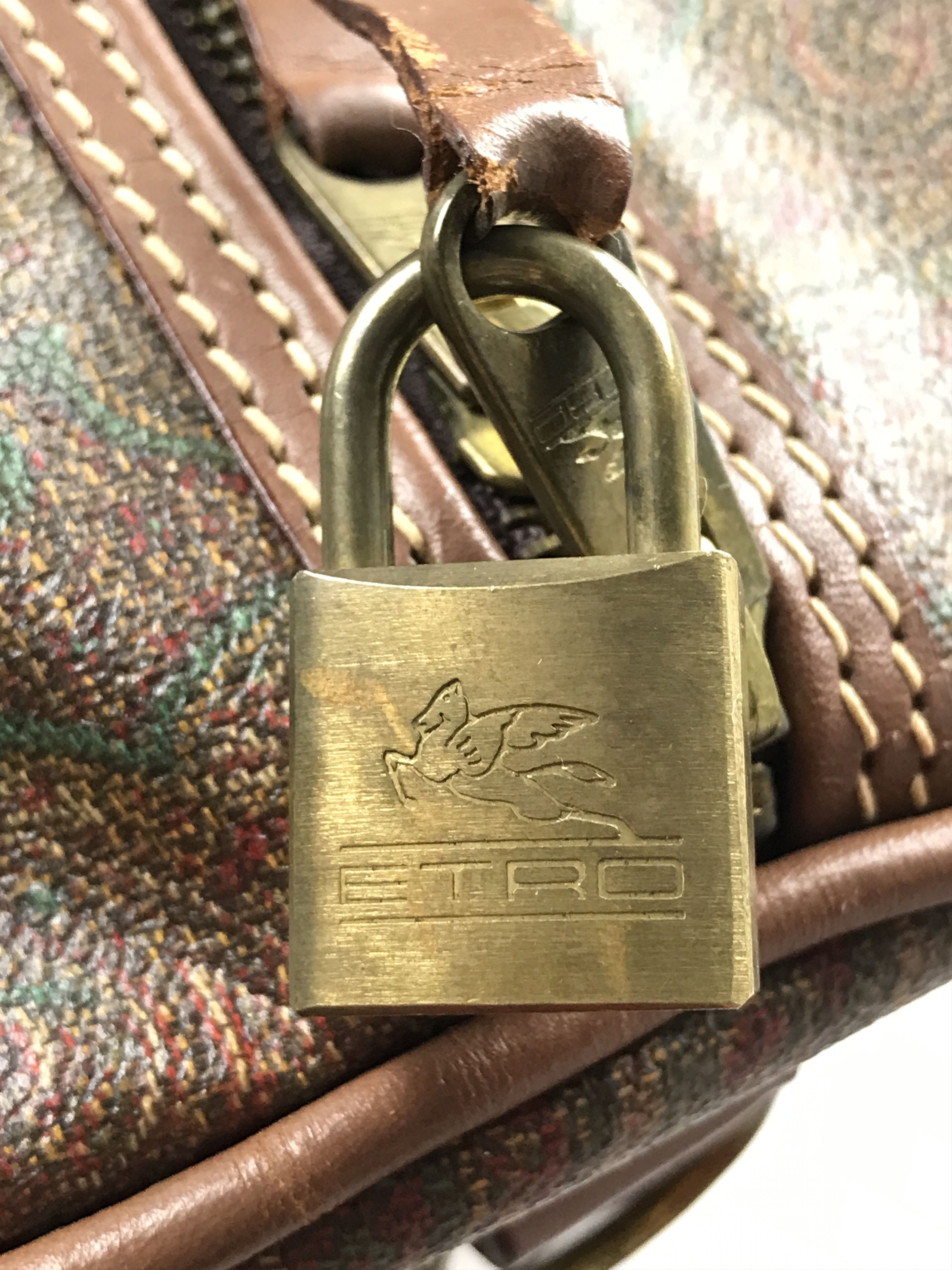Etro Vintage Etro Paisley Travel Bag With Shoulder Strap Size ONE SIZE - 17 Thumbnail