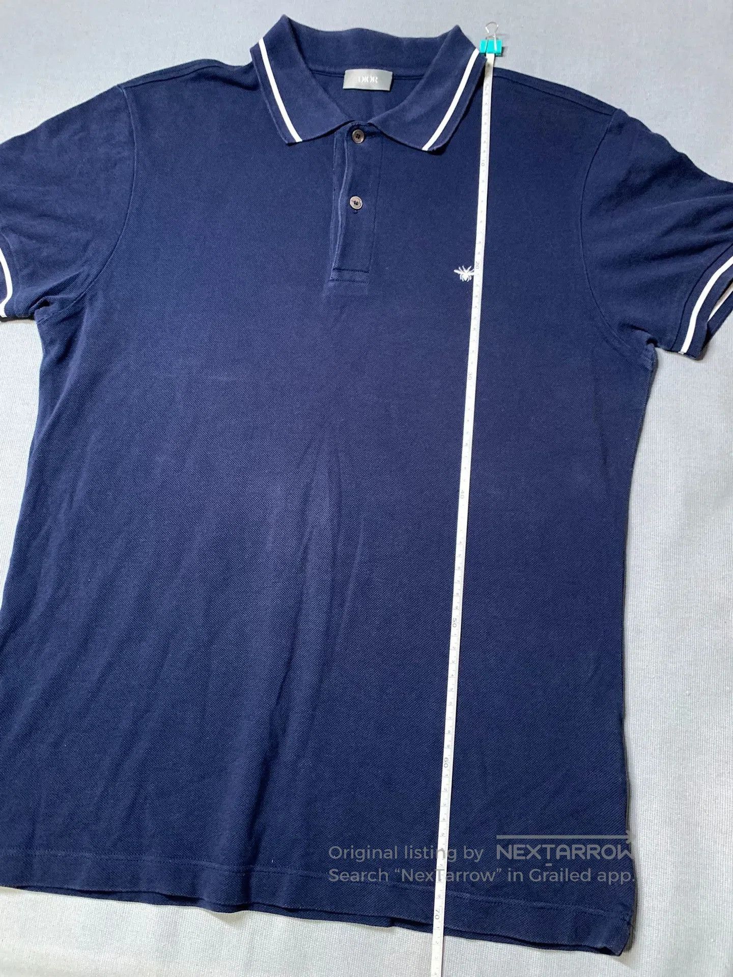 Dior Dior Classic Bee Embroidery Polo Shirt. Size US L / EU 52-54 / 3 - 7 Thumbnail