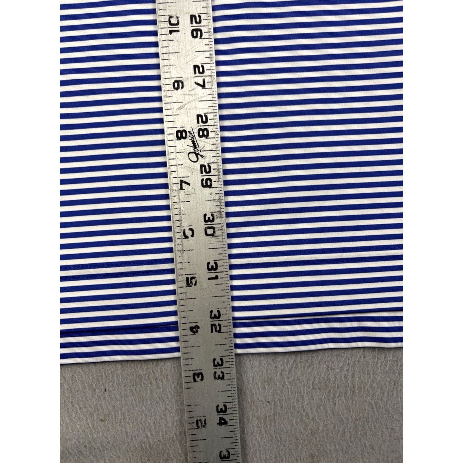 Footjoy FootJoy Polo Shirt Men XL Blue Striped Bay Hill Arnold Palmer Golf Course Mens Short Sleeve Collared Polo Golf Size US XL / EU 56 / 4 - 6 Thumbnail