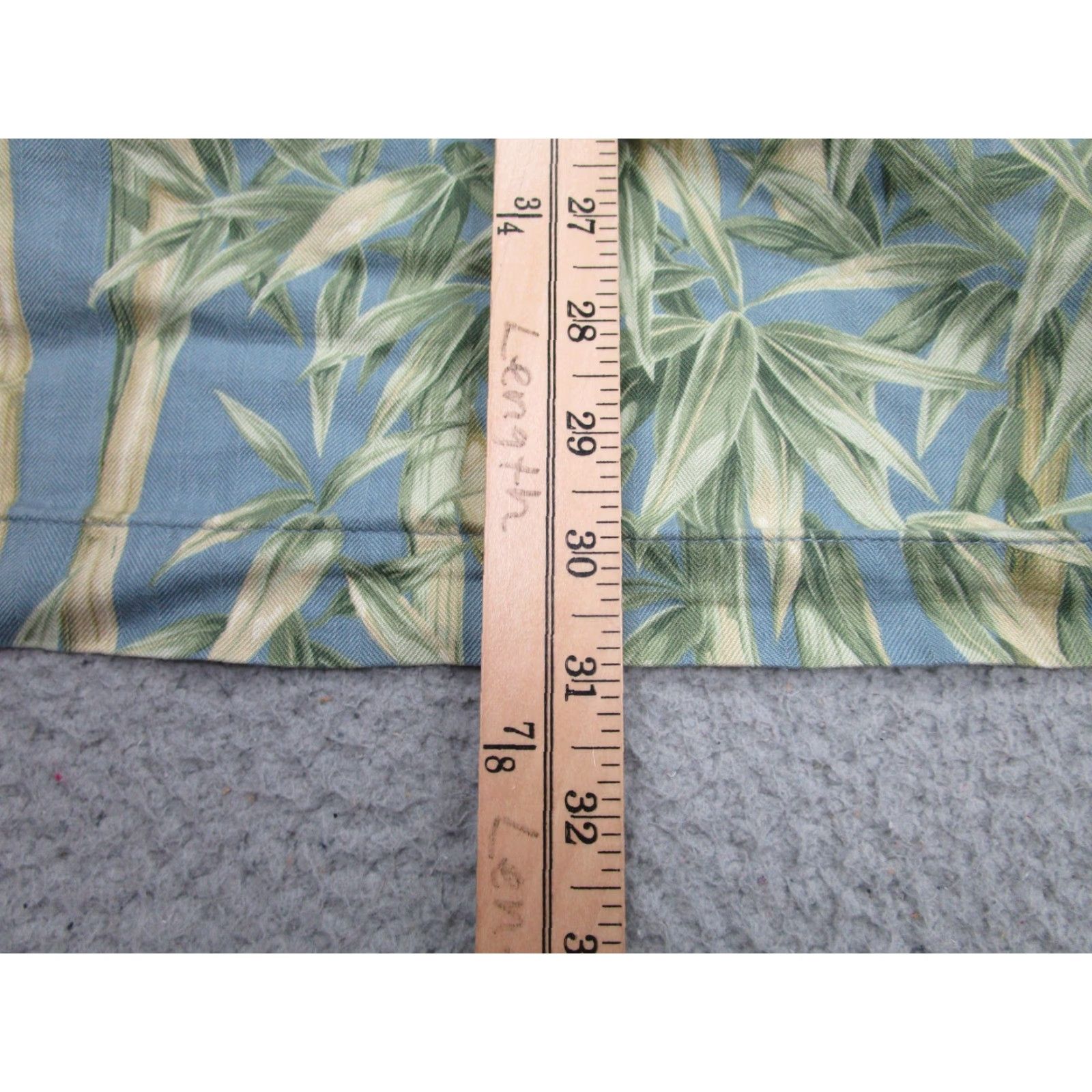 Vintage Jamaica Jaxx Shirt Mens 2XL Blue Green Silk Bamboo Print Camp Aloha Hawaiian Size US XXL / EU 58 / 5 - 6 Thumbnail