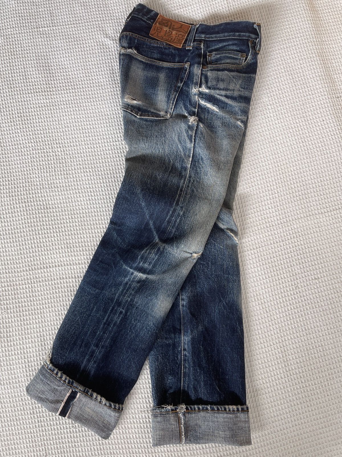 KOJIMA GENES Rare🔥Kojima Genes 21oz Distressed Denim Jeans Size US 30 / EU 46 - 1 Thumbnail