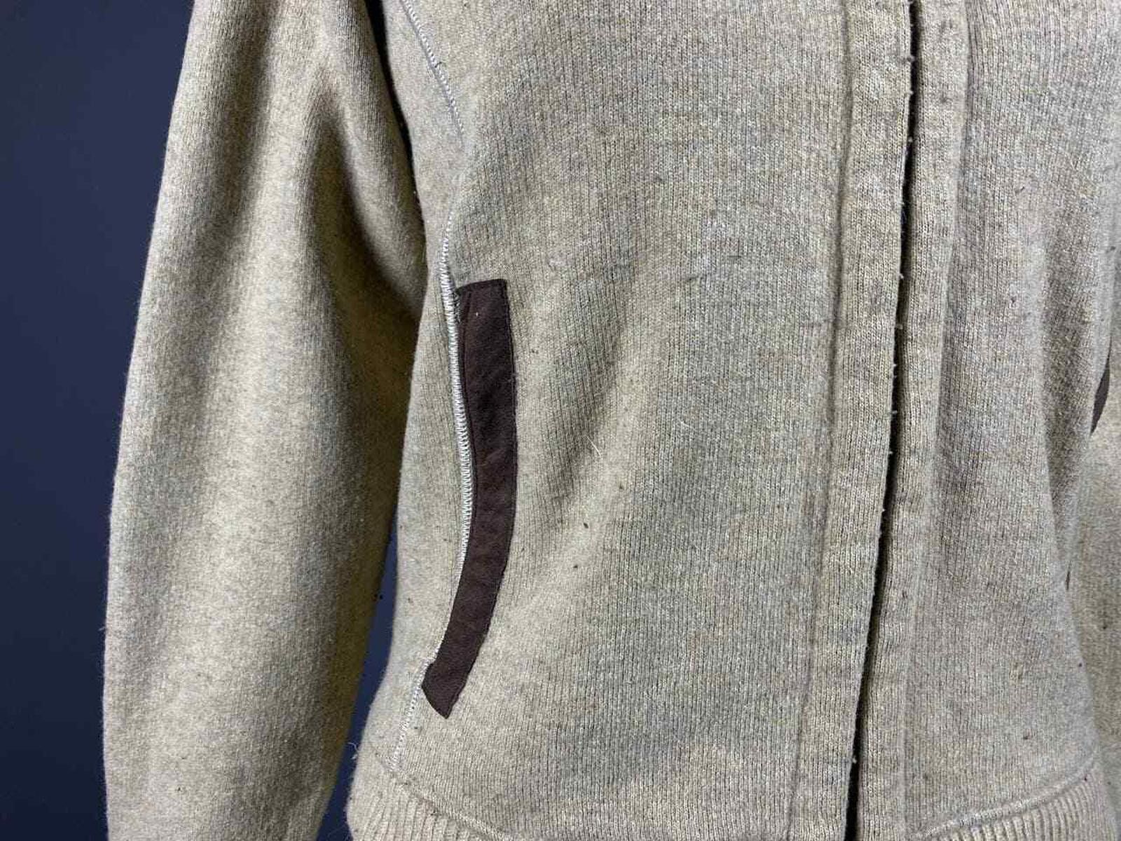 Patagonia Ladies Patagonia USA Beige Wool Full Zip Sweater Size M Size M / US 6-8 / IT 42-44 - 4 Thumbnail