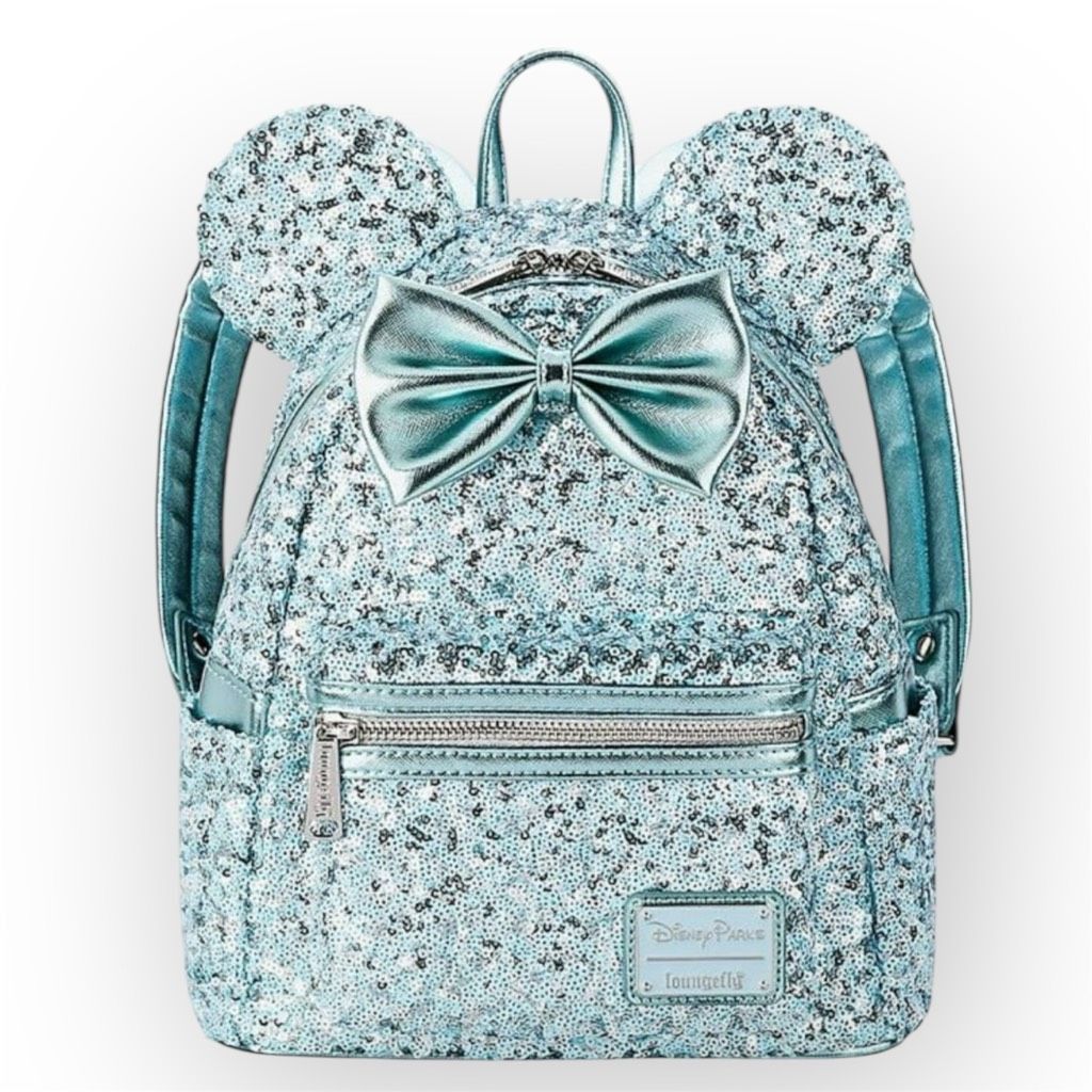 Disney Loungefly Disney Parks Arendelle Aqua Frozen Minnie Ears Bac Size ONE SIZE - 1 Thumbnail