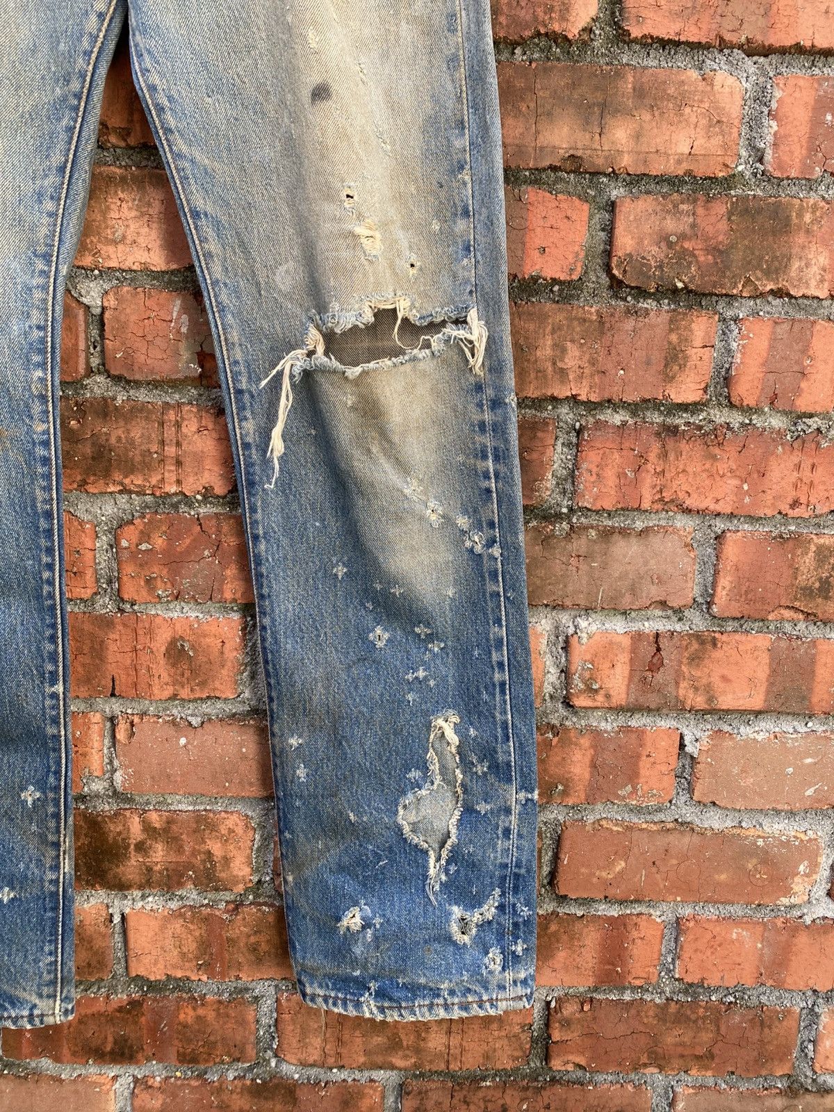 Levi's Vintage Clothing W32x32.5 Vintage levi's 501 redline distressed made in USA Size US 32 / EU 48 - 9 Thumbnail