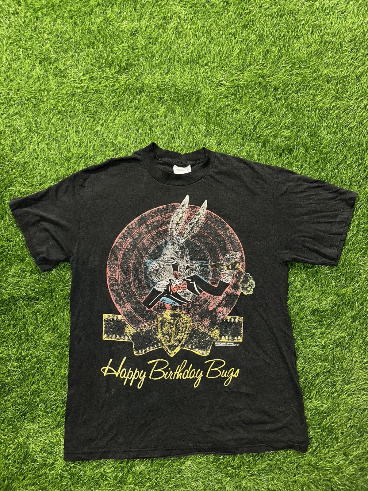 Vintage × Warner Bros Vintage 1989 Bugs Bunny Looney Tunes Tee Shirt Size US L / EU 52-54 / 3 - 1 Thumbnail
