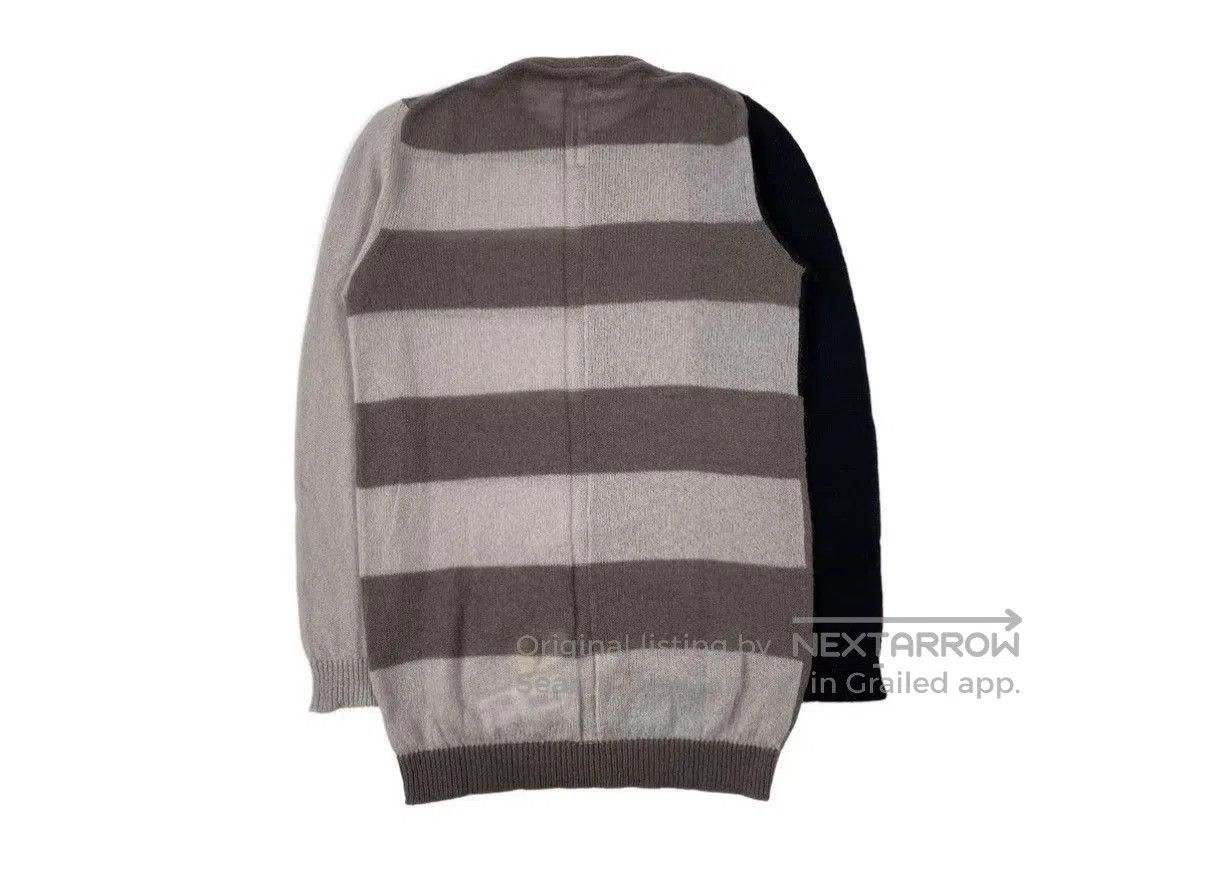 Rick Owens Beige Color Block Pattern Sweater Size M. Size US M / EU 48-50 / 2 - 2 Thumbnail
