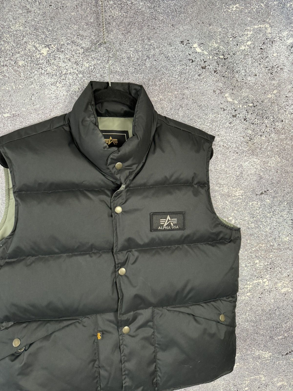 Alpha Industries × Vintage Rare Alpha Industries Down Puffer Vests USA Small Size US S / EU 44-46 / 1 - 3 Thumbnail