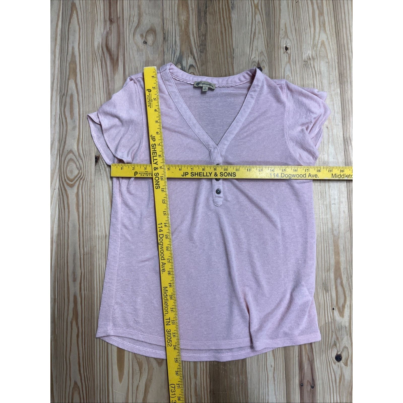 Other Democracy Pink Cap Knit Top Womens Size M Size M / US 6-8 / IT 42-44 - 5 Thumbnail