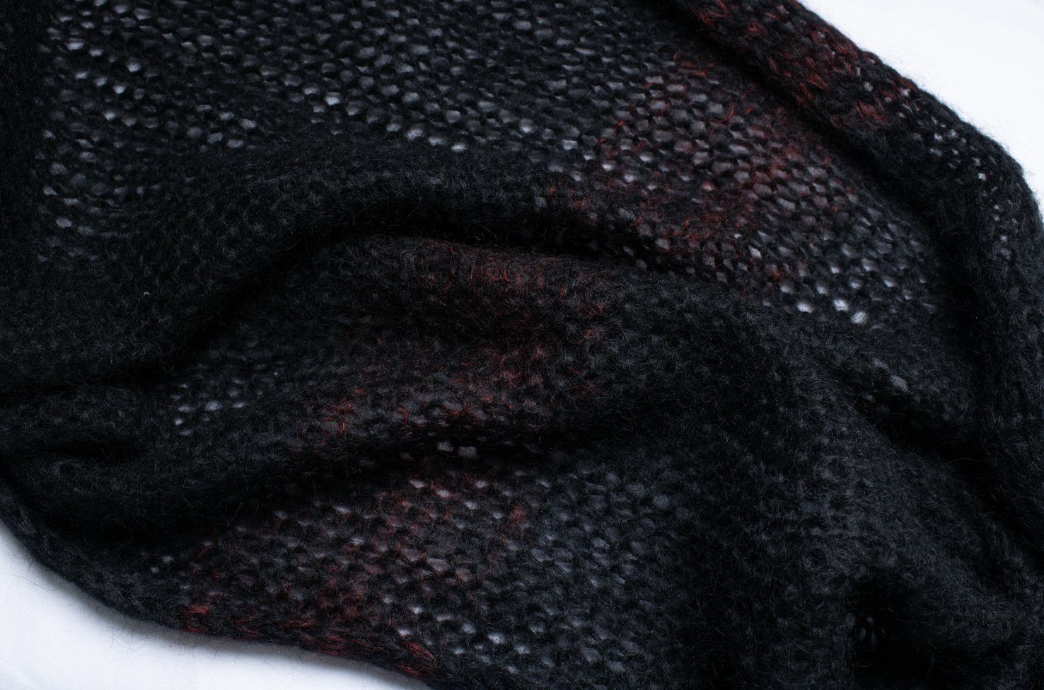 Isabel Benenato Isabel Benenato, Chunky knitted black scarf Size ONE SIZE - 3 Thumbnail