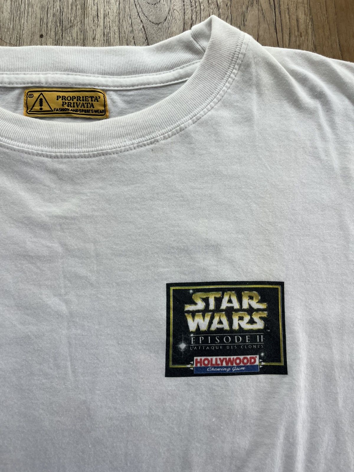 Star Wars × Vintage Vintage STAR WARS EPISODE II 2002’s Lucas Film Promo Tshirt Size US L / EU 52-54 / 3 - 6 Thumbnail