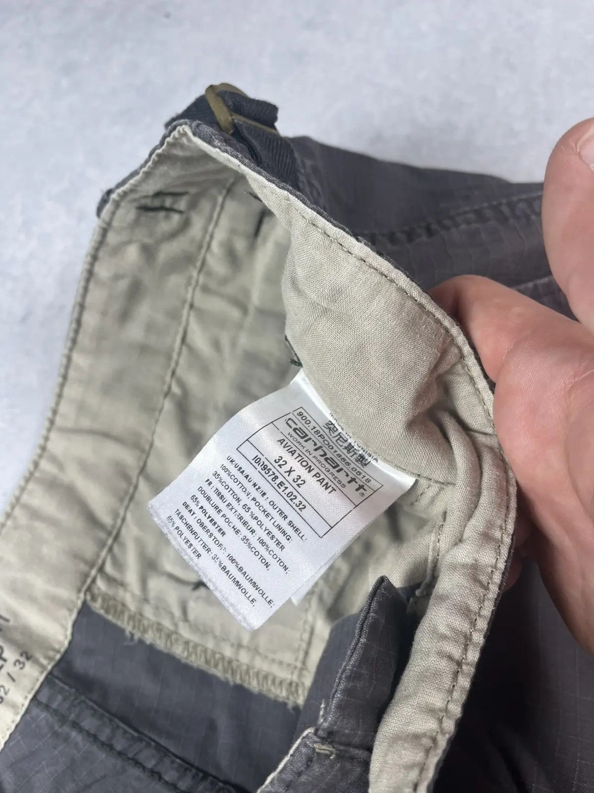 Carhartt Wip Vintage Y2K Carhart Wip Streetwear Cargo Pants Size US 32 / EU 48 - 4 Thumbnail