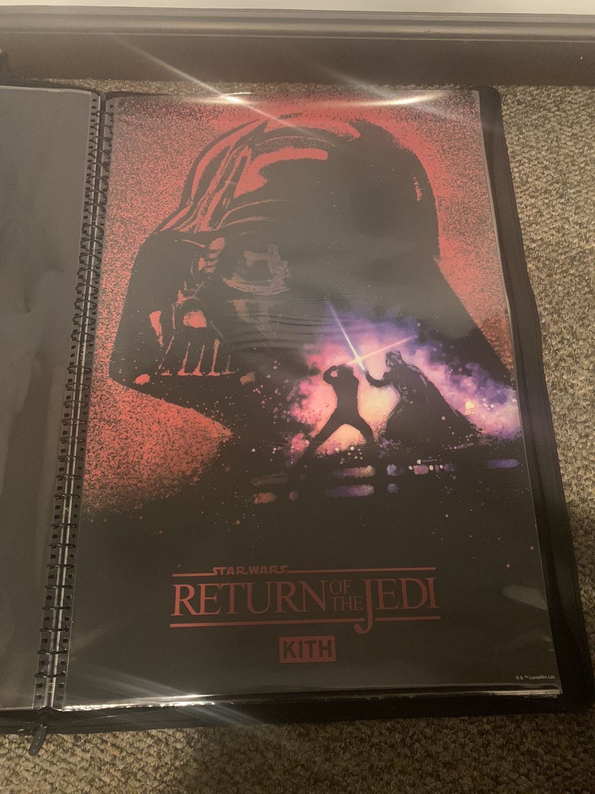 Kith Kith Star Wars Return of The Jedi Poster Darth Vader | Grailed