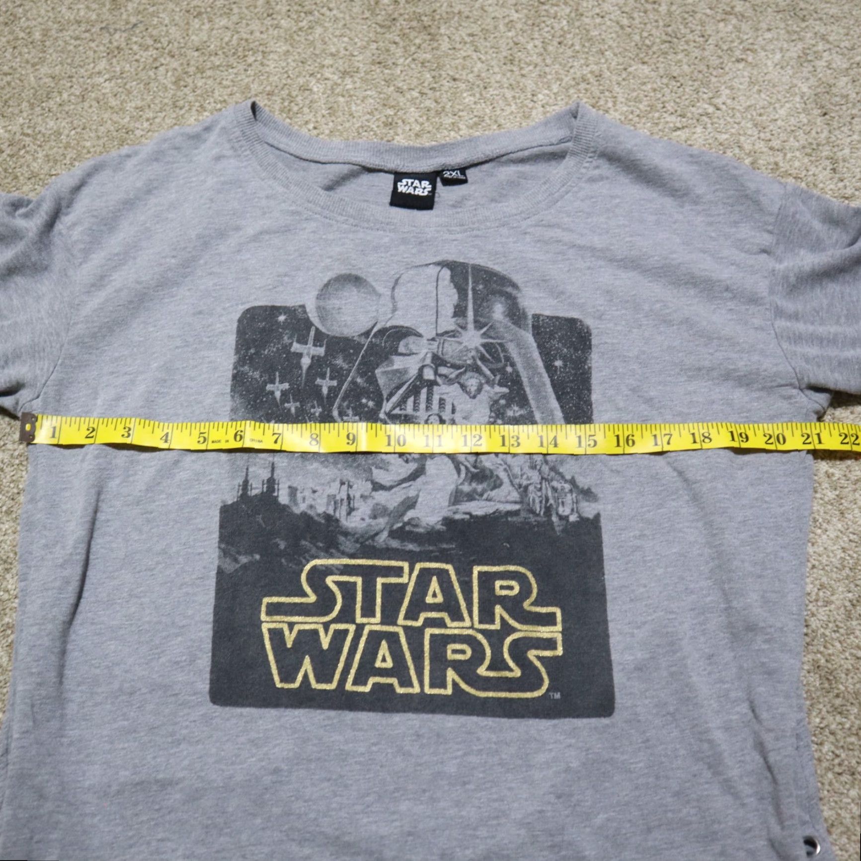Star Wars Star Wars Sweatshirt Women 2XL Gray Pullover Sweater Adult Size 2XL Female Star Wars Gray Sweatshirt Sweater Long Sleeve Size XXL / US 16-18 / IT 52-54 - 4 Thumbnail