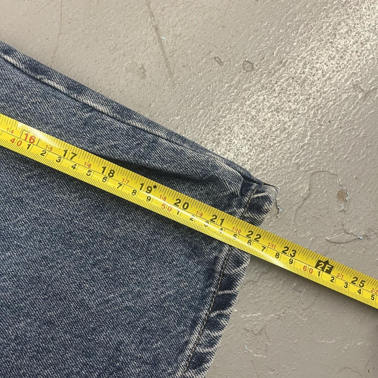 Arizona Jean Co. VTG Y2K Arizona Jeans Relaxed Fit Baggy Dark Jean Shorts Size US 38 / EU 54 - 6 Thumbnail