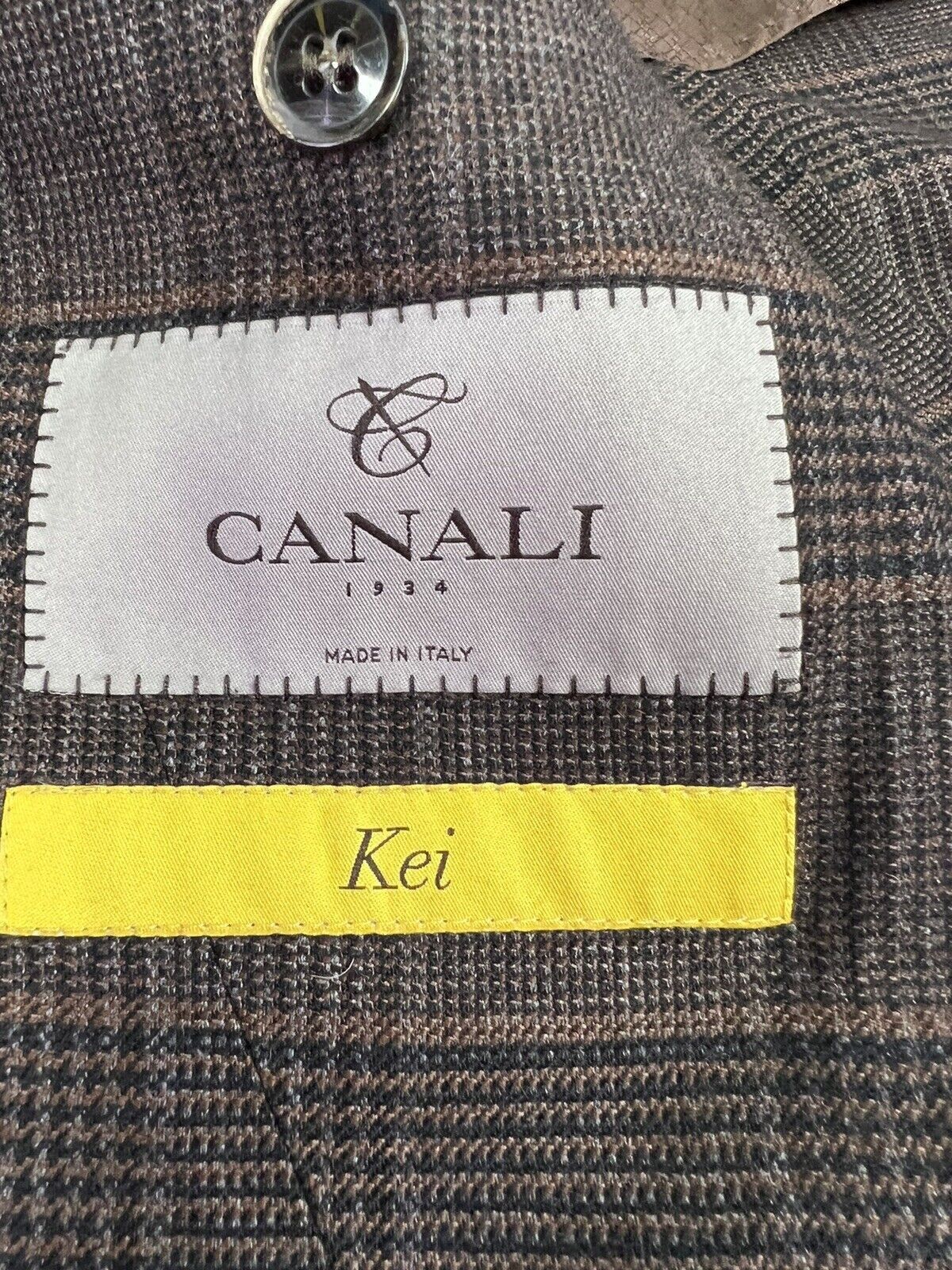Canali Canali Kei cashmere/silk Size 50R - 7 Thumbnail