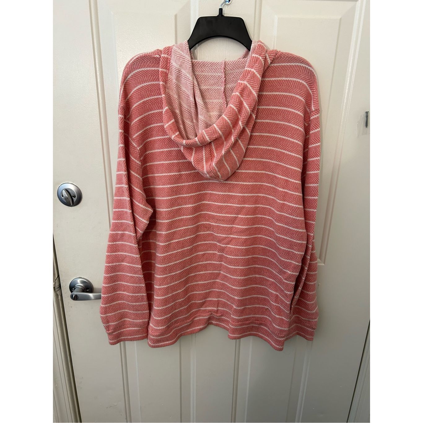 Onia Onia Micah Striped Herringbone Loopback Cotton-Blend Hoodie, Size US L / EU 52-54 / 3 - 2 Thumbnail