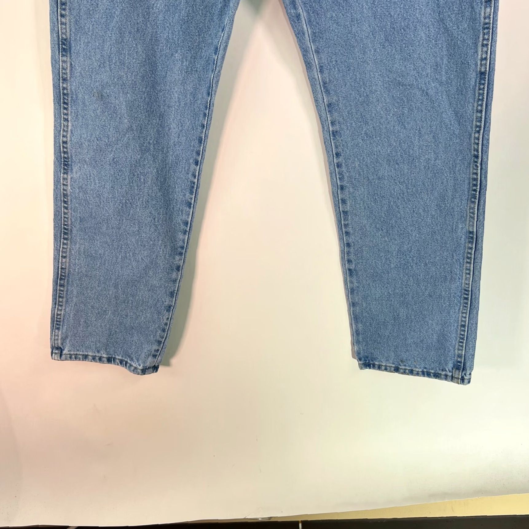 Wrangler VINTAGE Wrangler Rugged Wear Denim Jeans Men's Size 38 Straight Leg Blue 38X32 Size US 38 / EU 54 - 7 Thumbnail