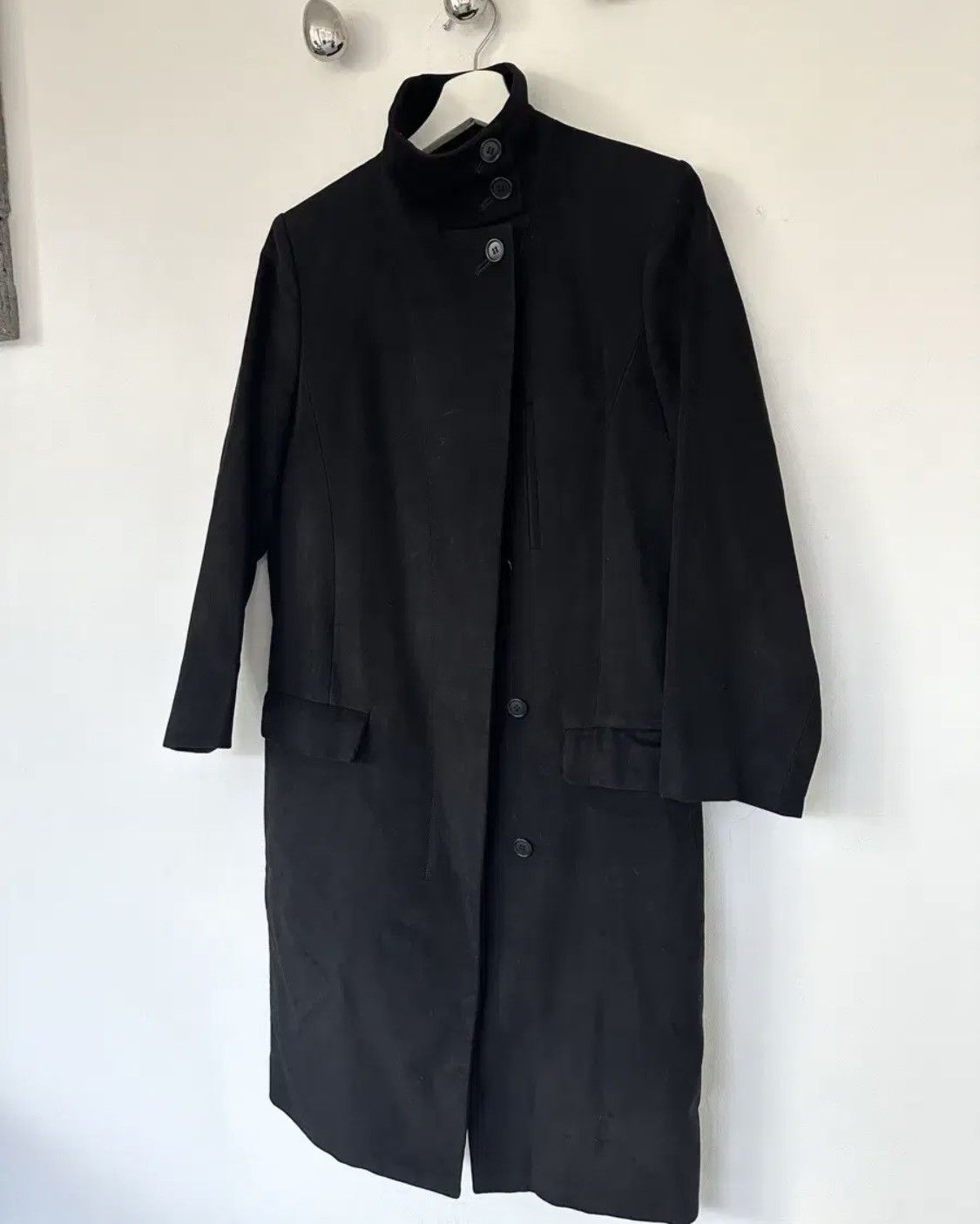 Helmut Lang Helmut Lang 2000 Moleskin High Neck Coat Jacket Size US S / EU 44-46 / 1 - 3 Thumbnail