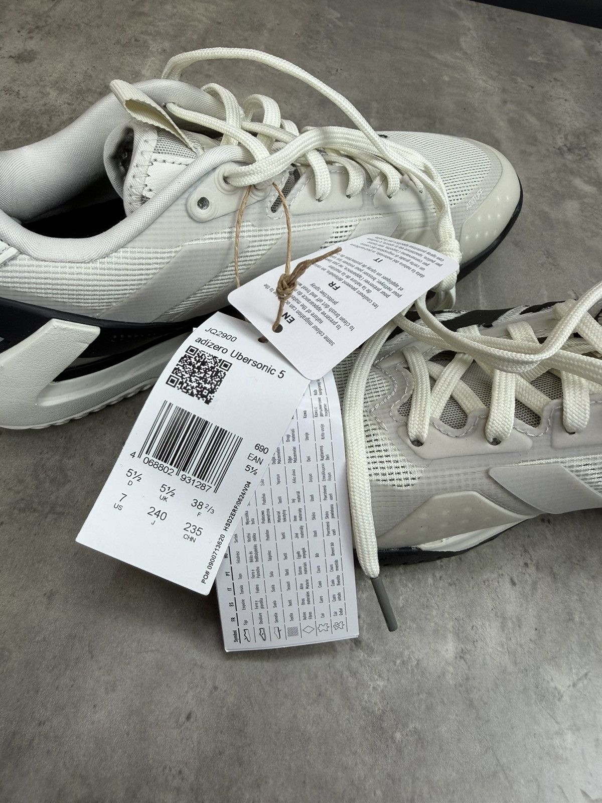 Y-3 Adidas Y-3 Adizero Ubersonic 5 Tennis Shoes Size 38 2/3 Size US 8.5 / IT 38.5 - 10 Thumbnail
