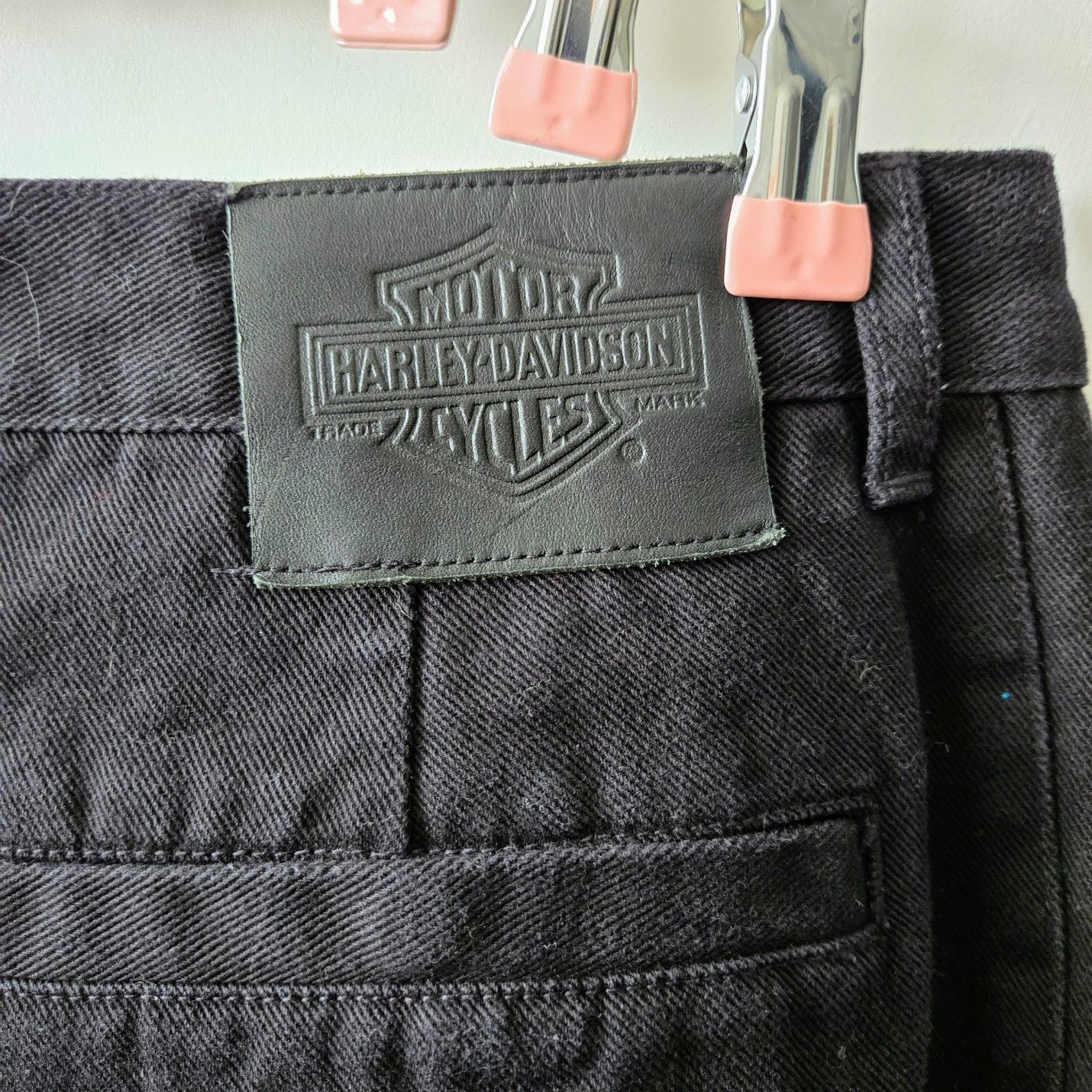 Harley Davidson Harley Davidson Black Flare Jeans Size 40" / US 18 - 3 Thumbnail