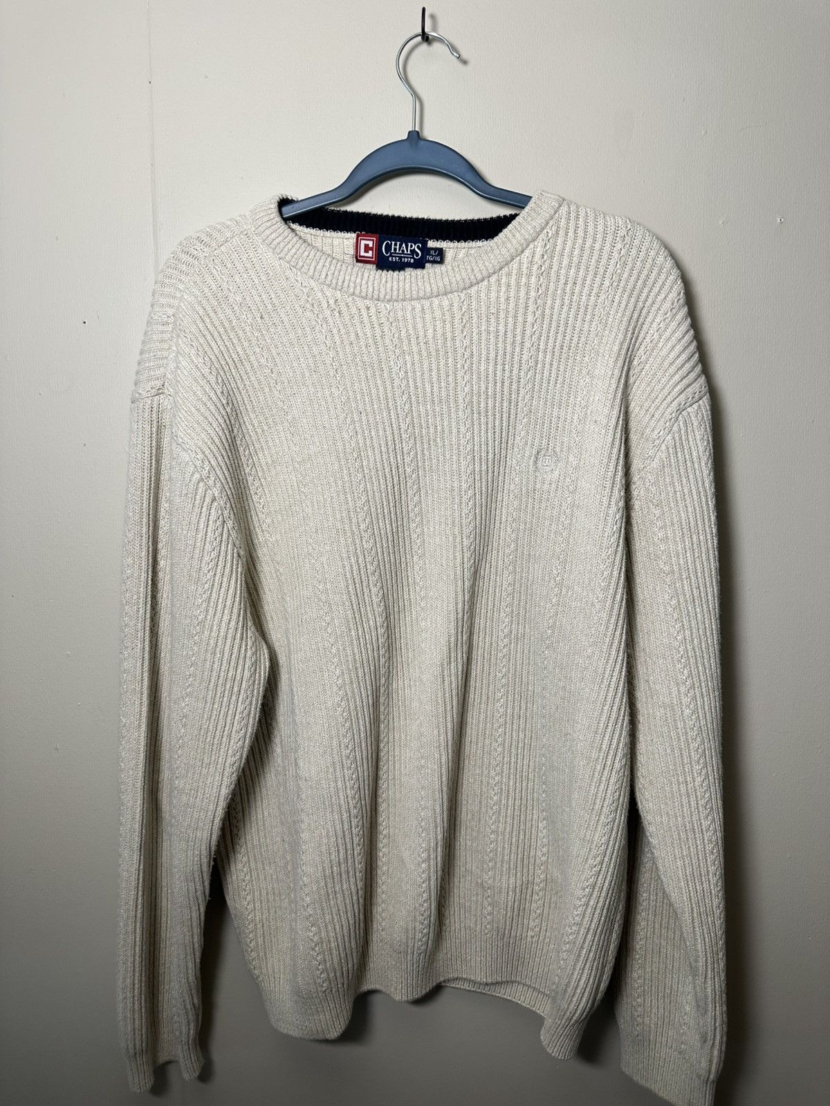 Chaps Chaps knitted crewneck Size US XL / EU 56 / 4 - 1 Thumbnail