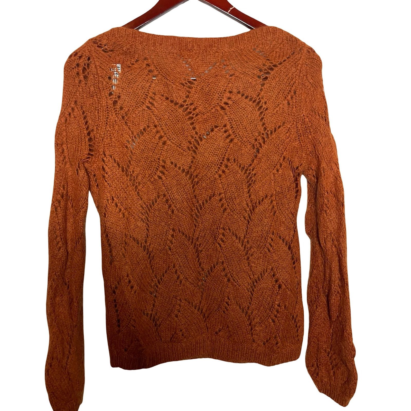 Sezane SEZANE Avril Jumper Sweater Mohair Wool Blend Cinnamon sz XS Size XS / US 0-2 / IT 36-38 - 5 Thumbnail