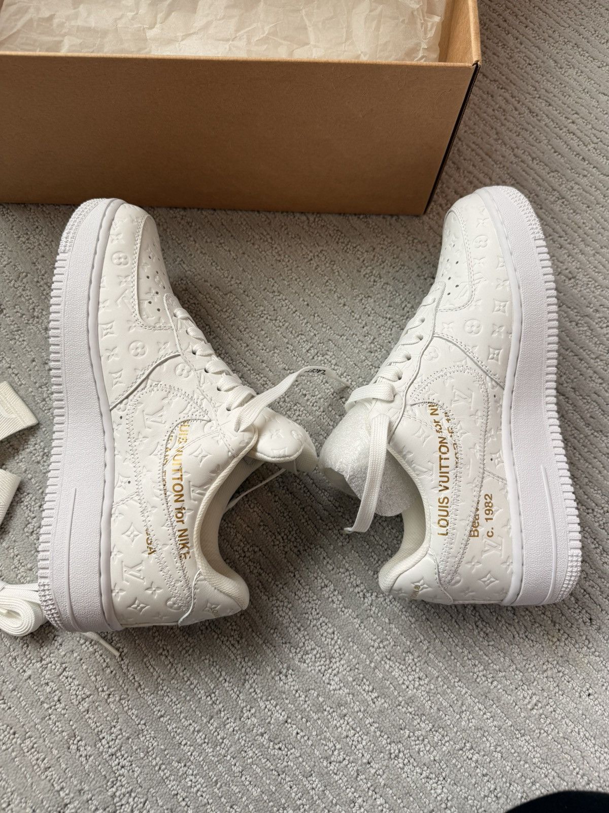 Louis Vuitton Louis Vuitton Nike Air Force 1 Low Size US 6.5 / EU 39-40 - 6 Thumbnail