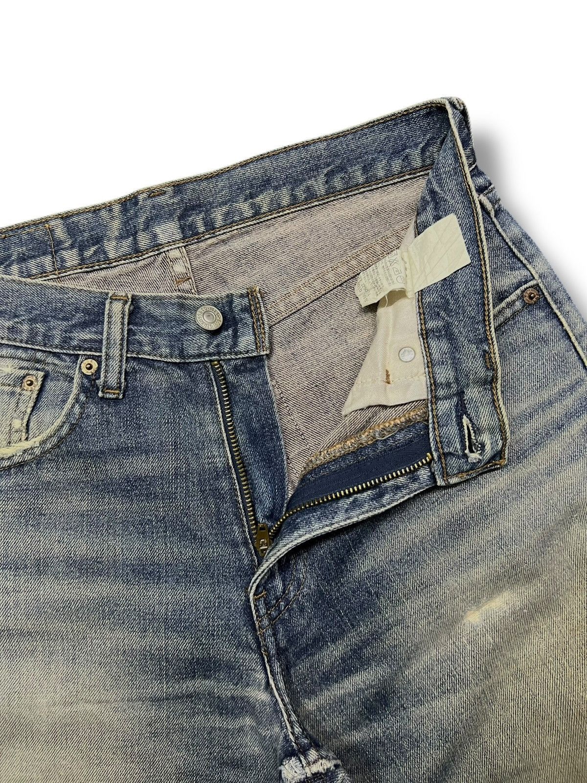 Levi's Vintage Y2K Levi’s 533 - Faded Mud Wash, Distressed Denim Size US 30 / EU 46 - 10 Thumbnail