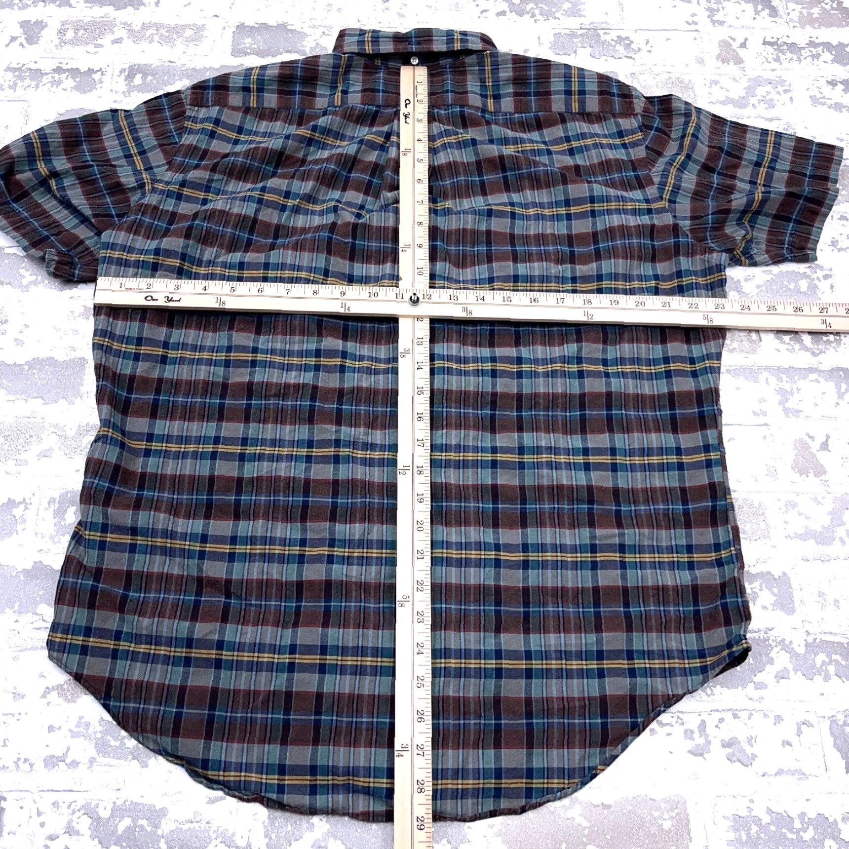 Ralph Lauren Ralph Lauren Shirt Men Large Blue Red Plaid Button-Up Classic Fit Tartan Camp Size US L / EU 52-54 / 3 - 5 Thumbnail