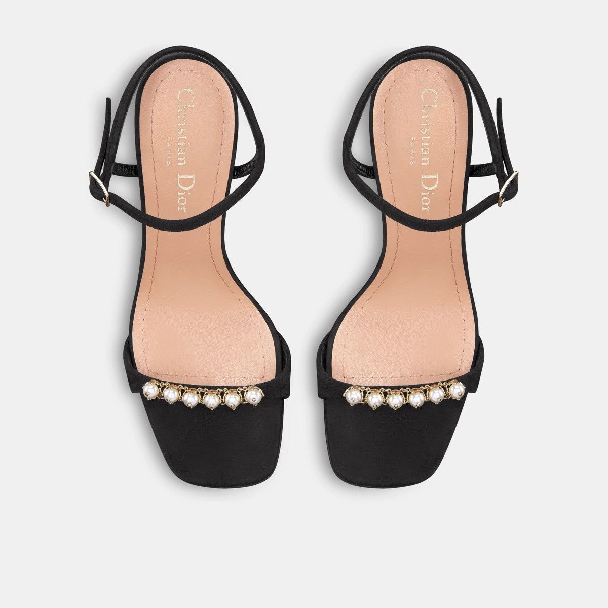 Dior o1bcso1str0226 Diorly Heeled Sandal in Black Size US 7 / IT 37 - 4 Thumbnail