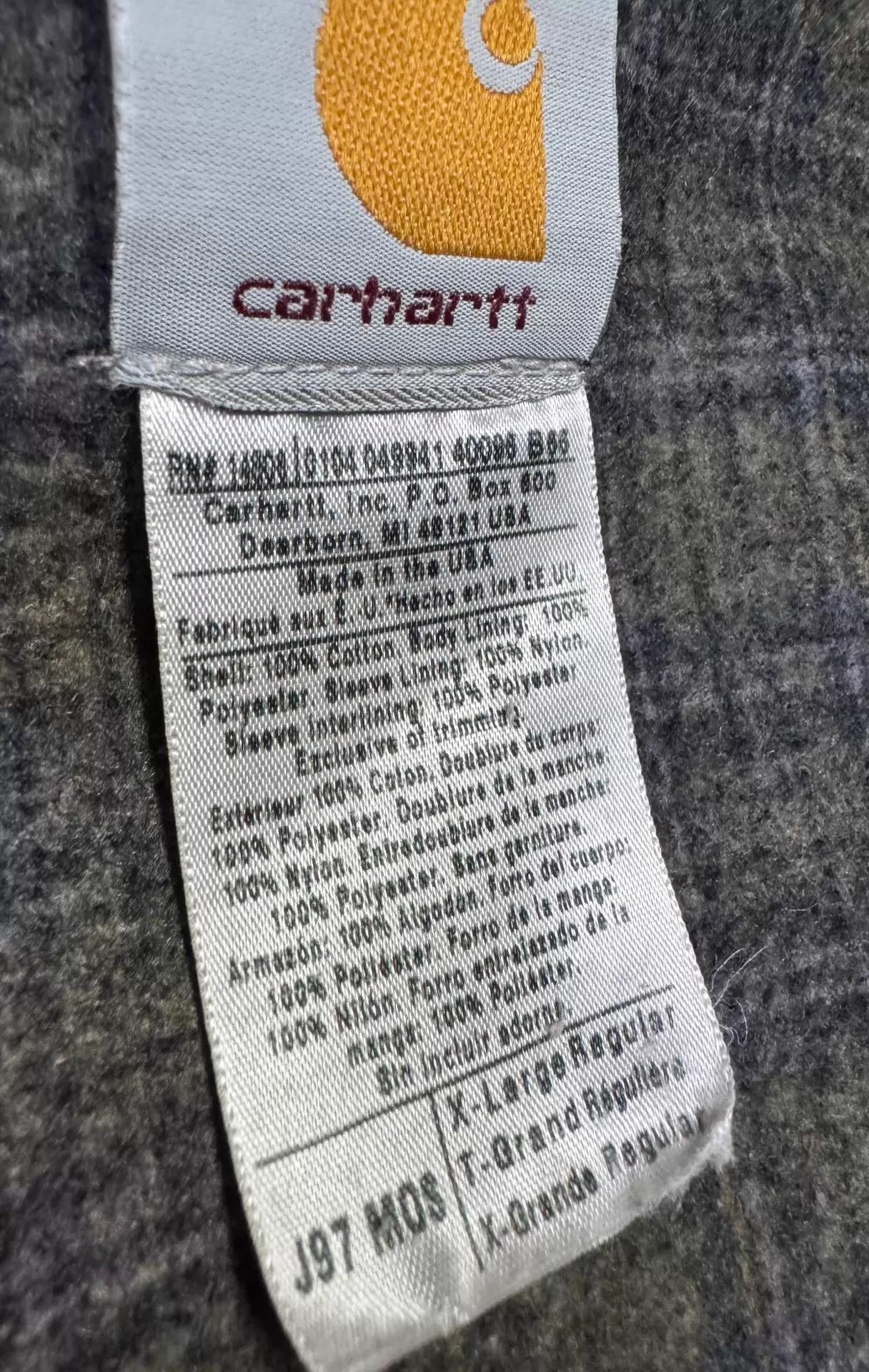 Carhartt Vintage Carhartt J97 Jacket Moss Green XL Size US XL / EU 56 / 4 - 9 Thumbnail