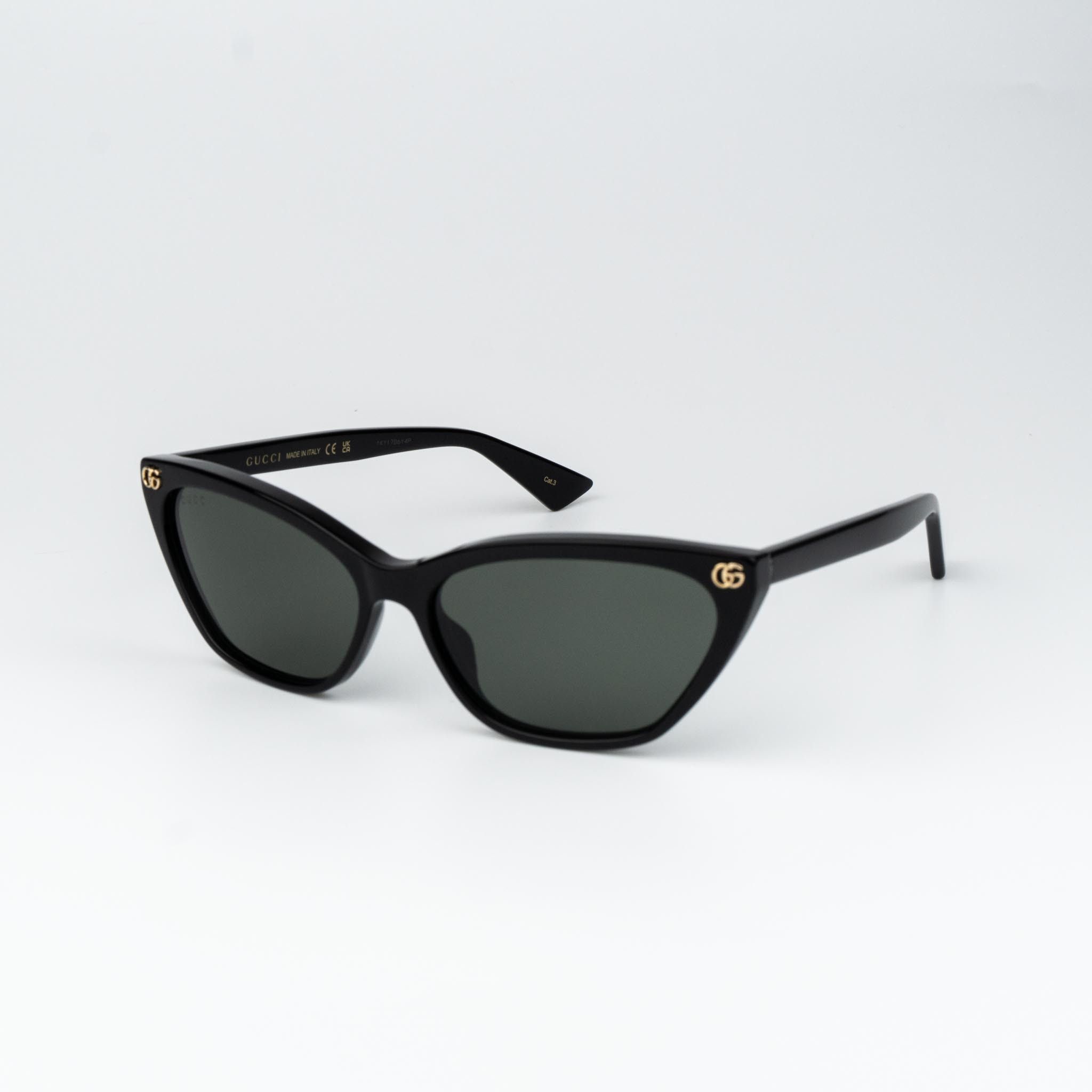 Gucci Women Sunglasses Black Green Grey Butterfly GG1866SK 001 NEW AUTHENTIC GUCCI GG1866SK 001 Black Grey Women main image 4