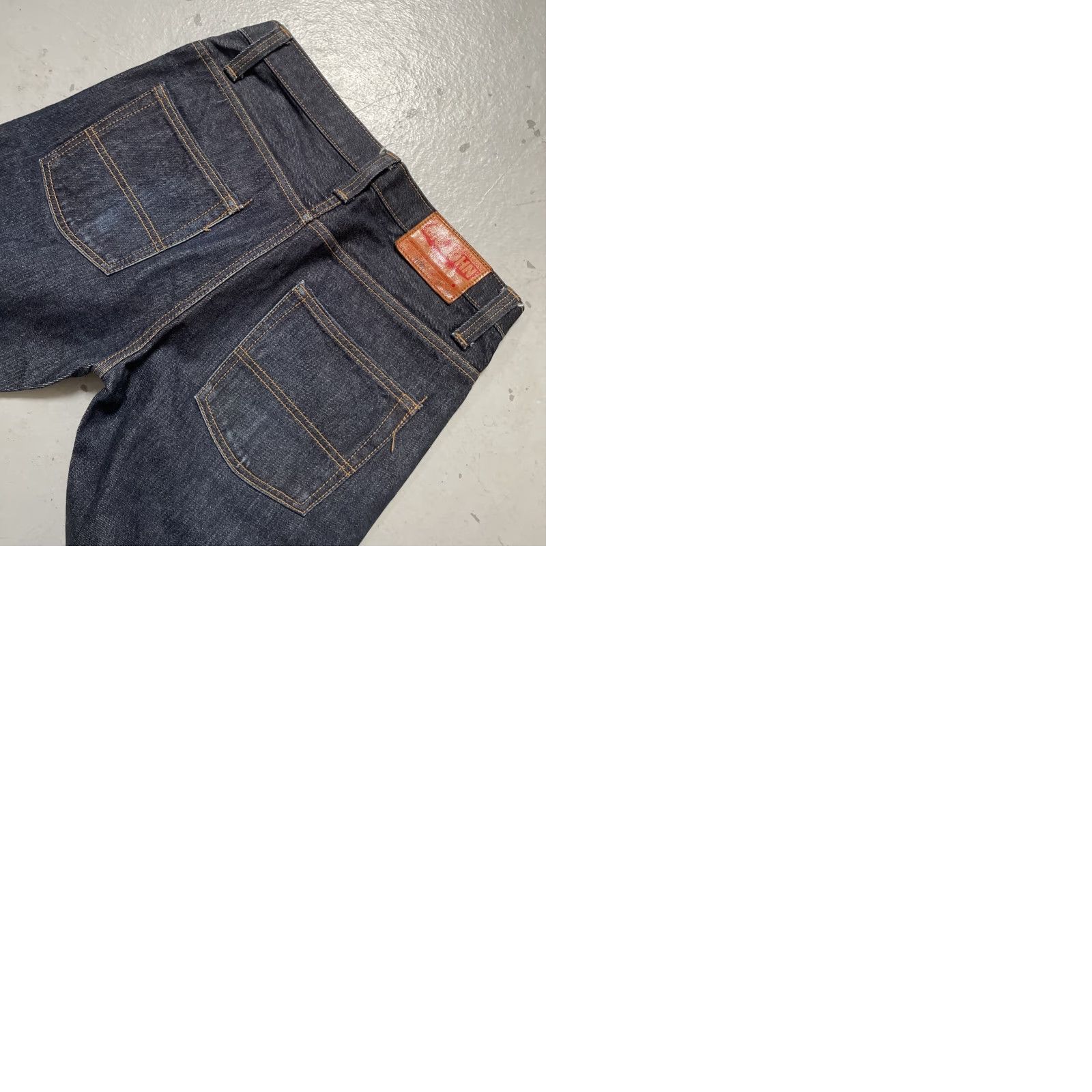 Big John Big John M106D Selvedge Dark Blue Denim Jeans 31x34 Unisex Adults 31 Jeans EUC Japan 90s Vintage Heritage Workwear Straight Size US 31 - 9 Thumbnail