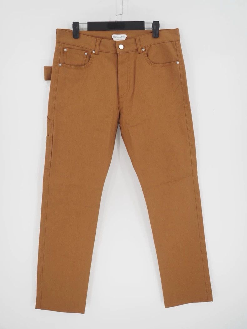 Bottega Veneta Bottega Veneta size US 48 SS20 Khaki Overalls pants Size US 32 / EU 48 - 1 Thumbnail