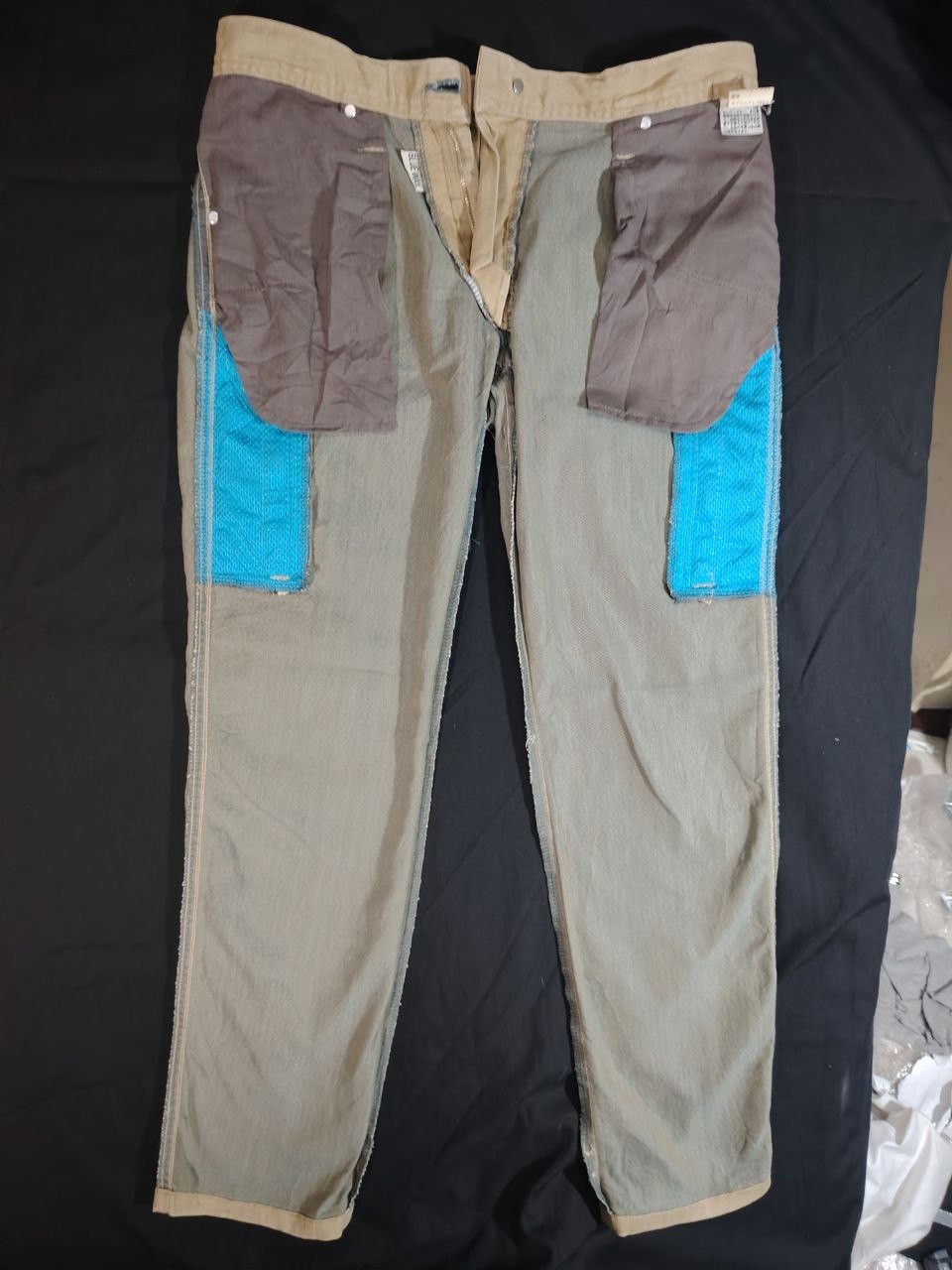 Japanese Brand BLUE WAY Nippon Made Multi-Zip Cargo Trousers Size US 32 / EU 48 - 6 Thumbnail