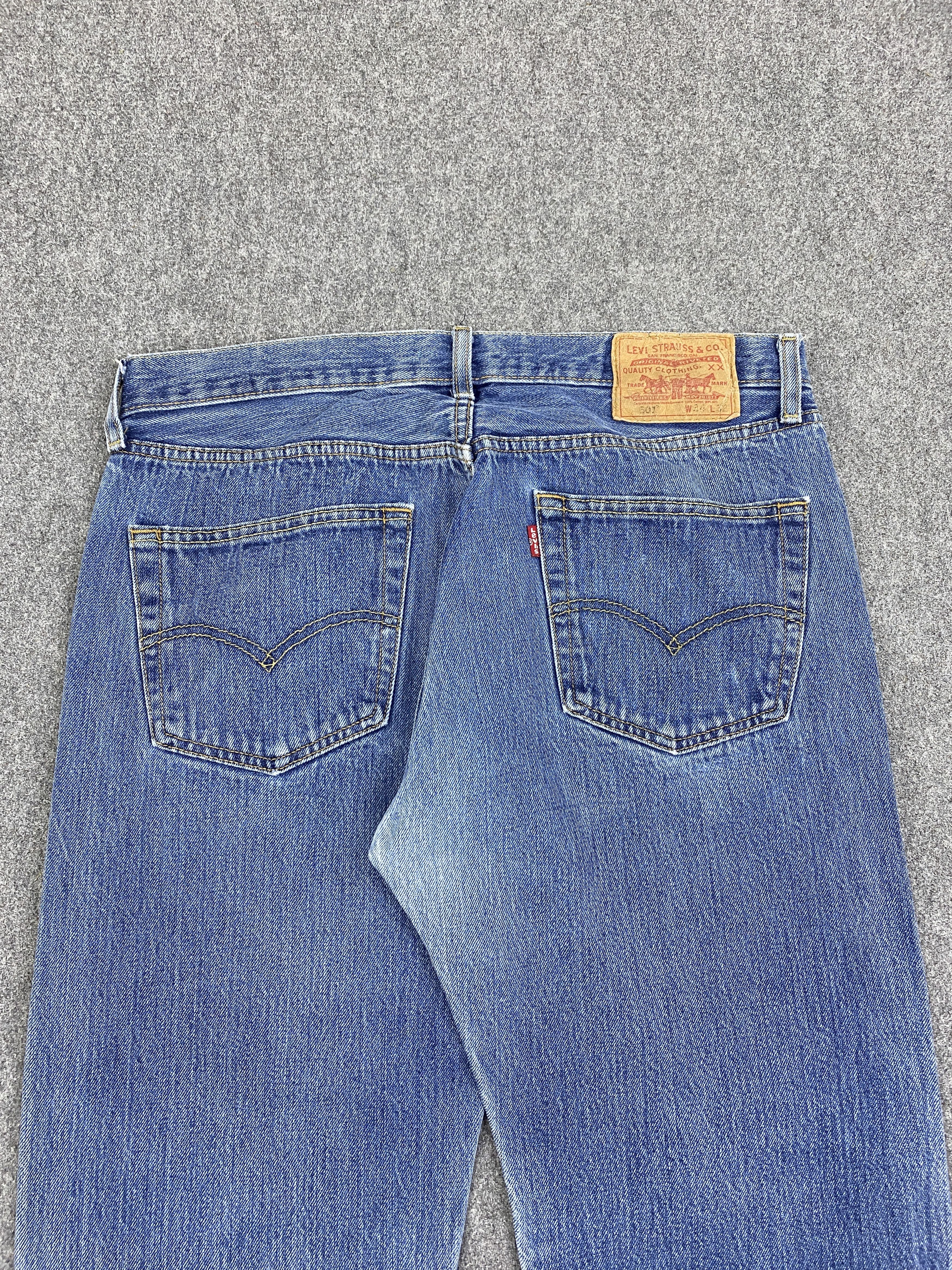 Levi's × Vintage Blue Denim Vintage Levi's 501 Jeans Size US 35 - 4 Thumbnail