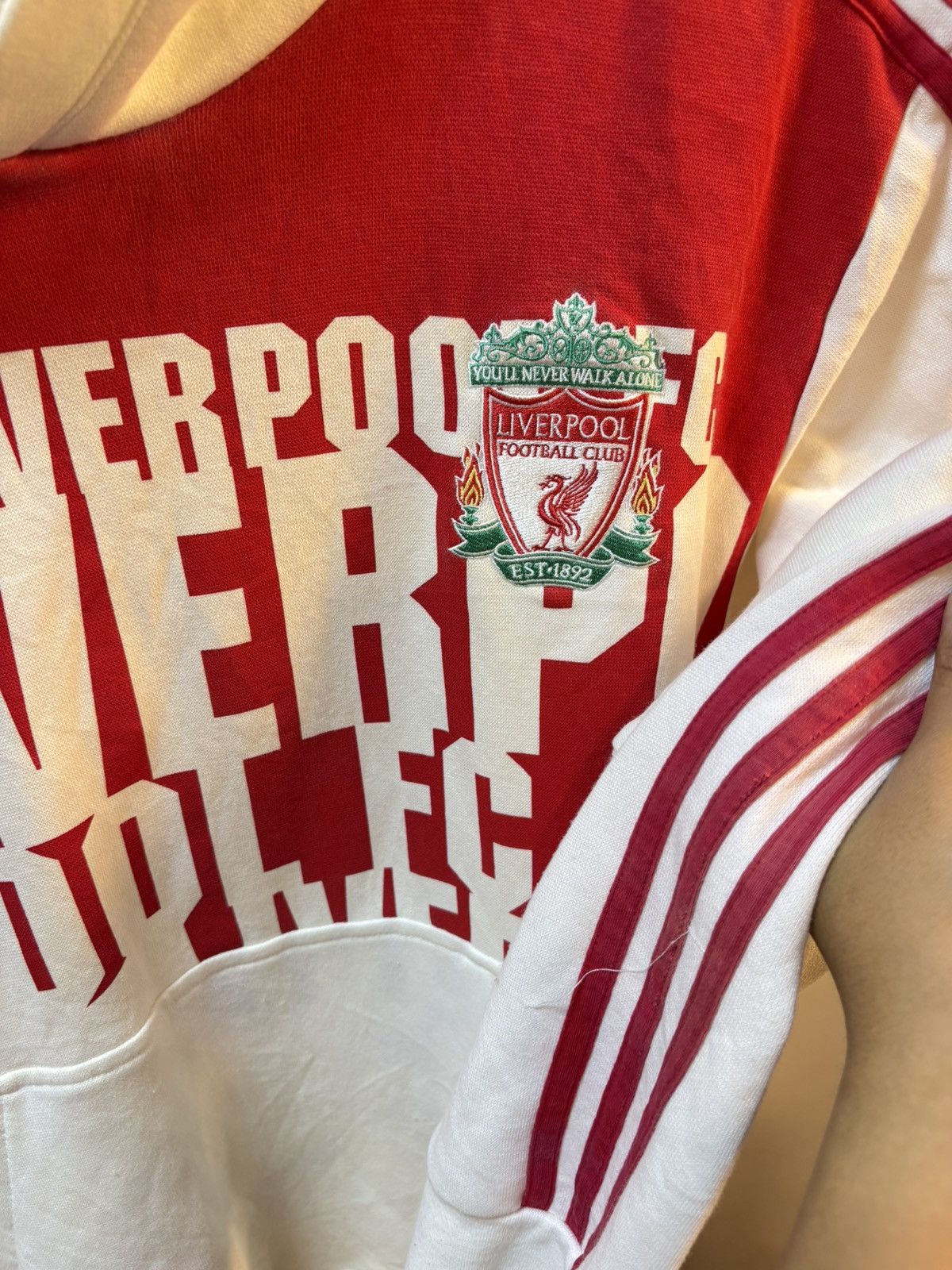 Adidas Vintage Y2K Liverpool FC Hoodie Size US M / EU 48-50 / 2 - 20 Thumbnail