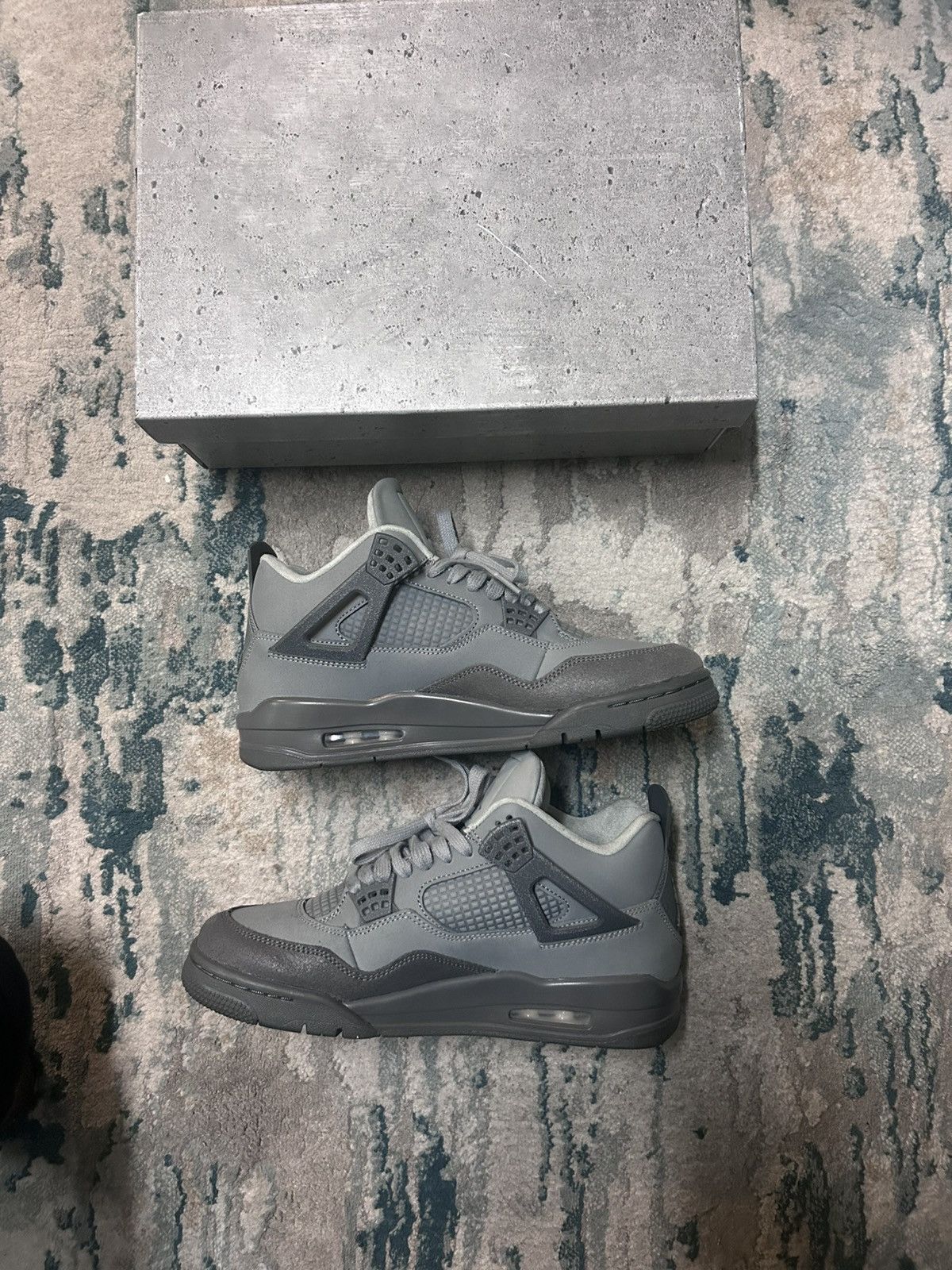 Jordan Brand Jordan 4 “paris olympics wet cement” Size US 8.5 / EU 41-42 - 2 Thumbnail